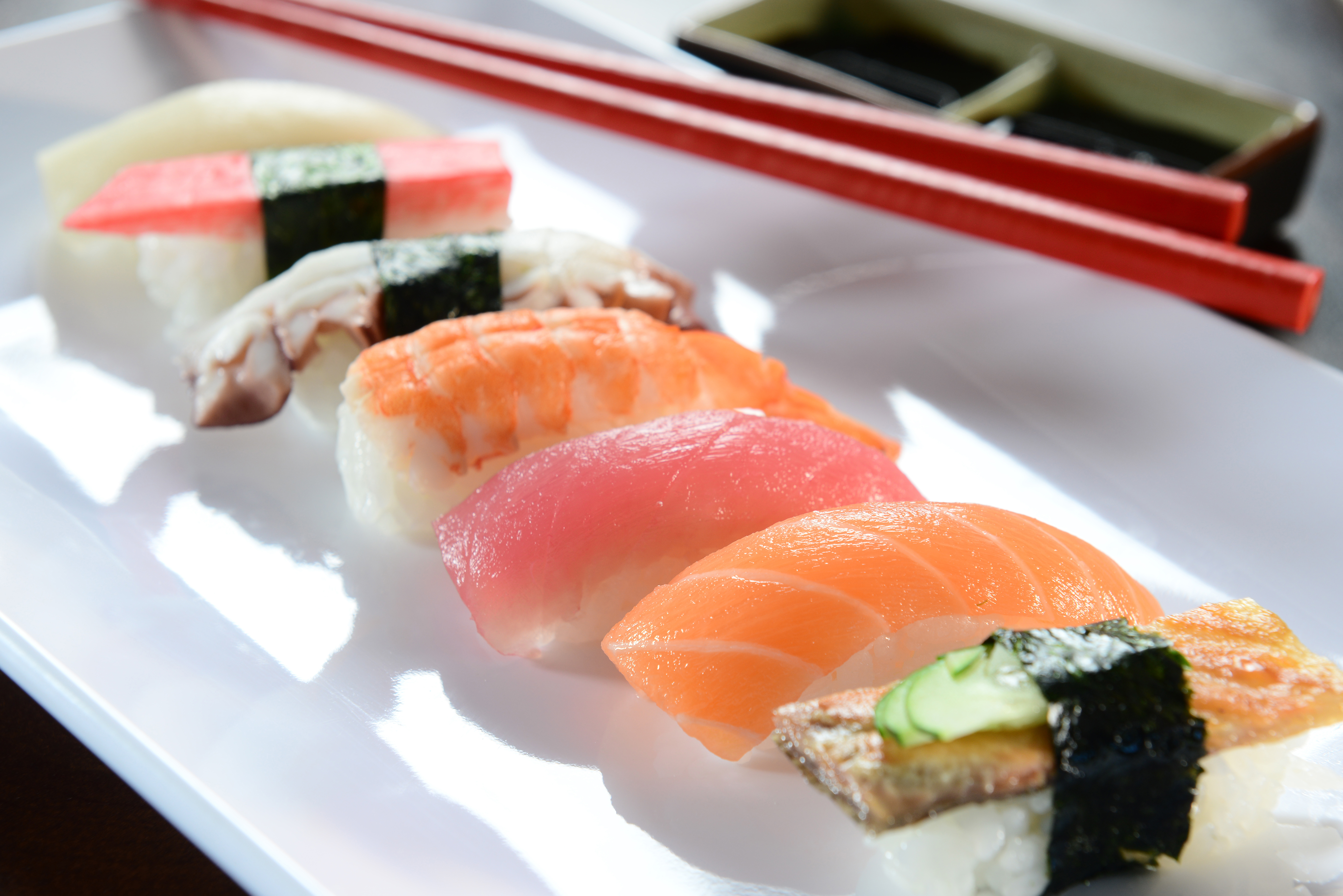 Sushi Japanese Food Fish 6850x4572