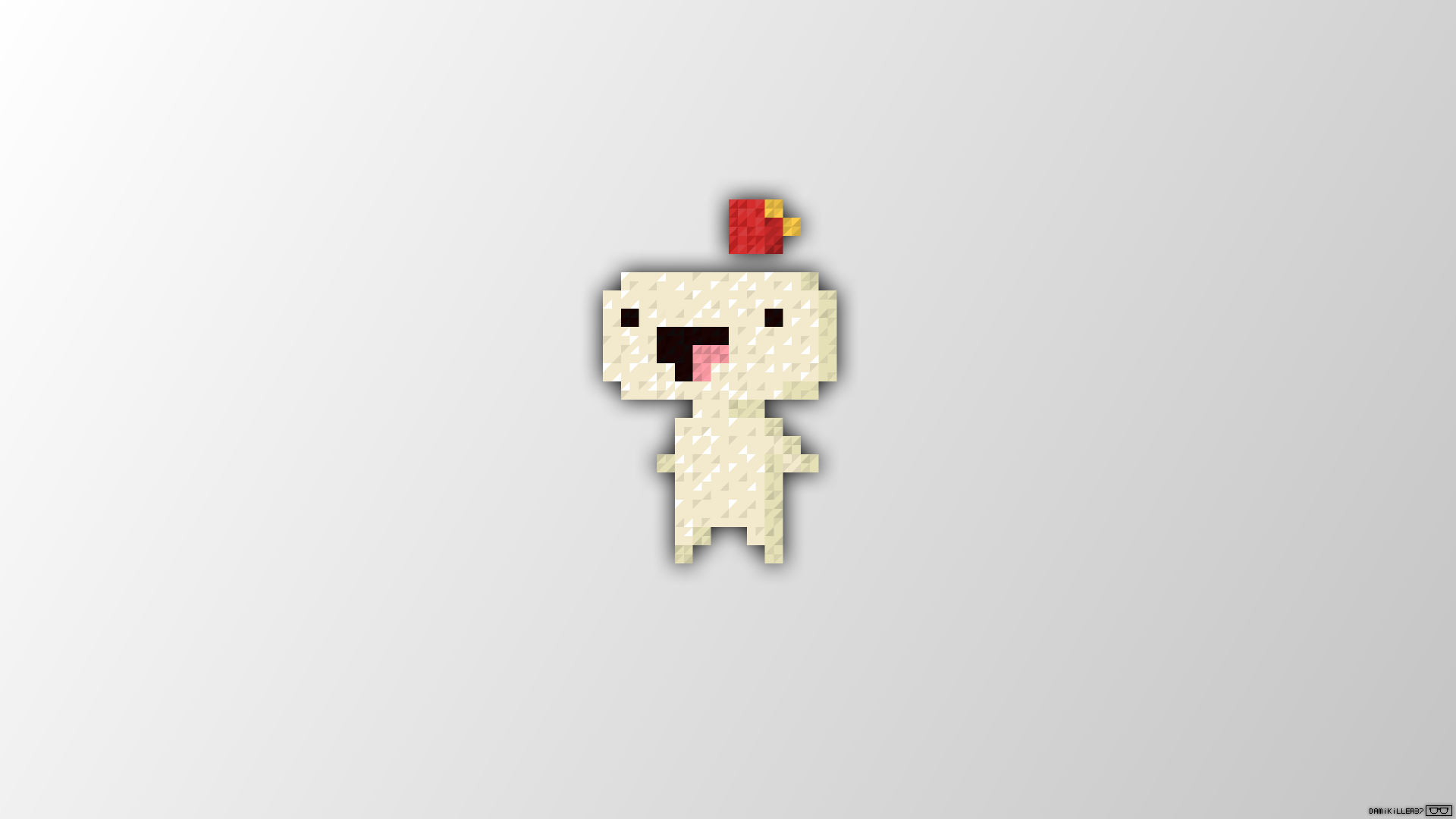 Fez Gomez Pixel Art Trixel 1920x1080