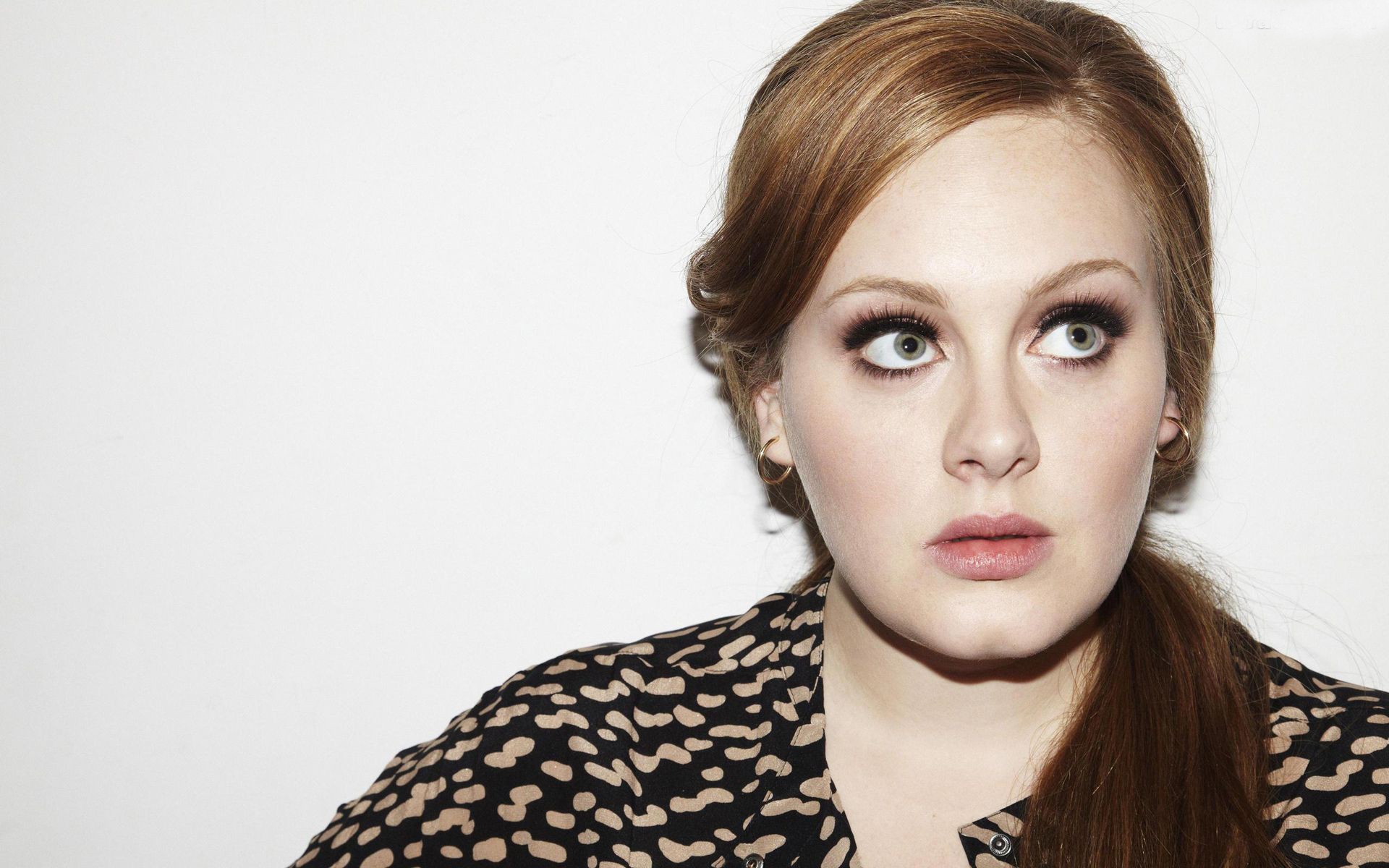 Women Adele Celebrity Eyes Portrait 1920x1200