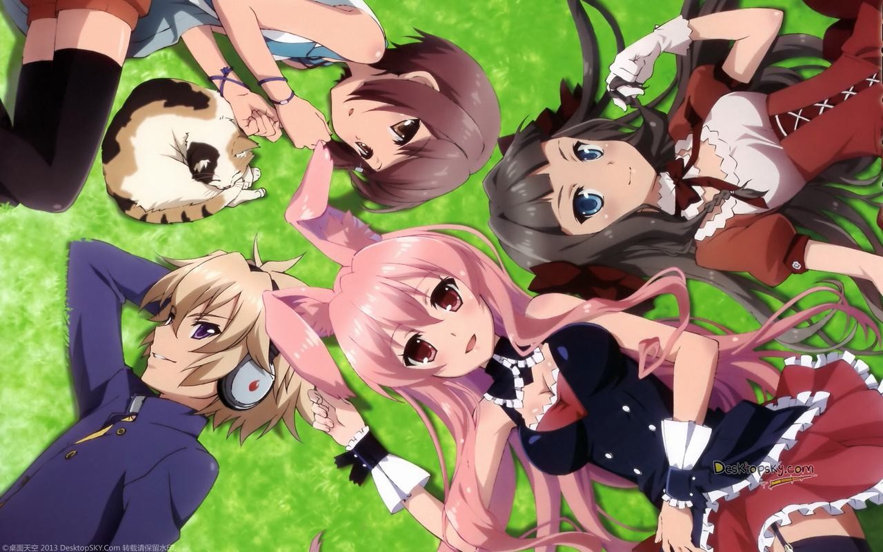 Anime Girls Pink Hair Anime 1280x800