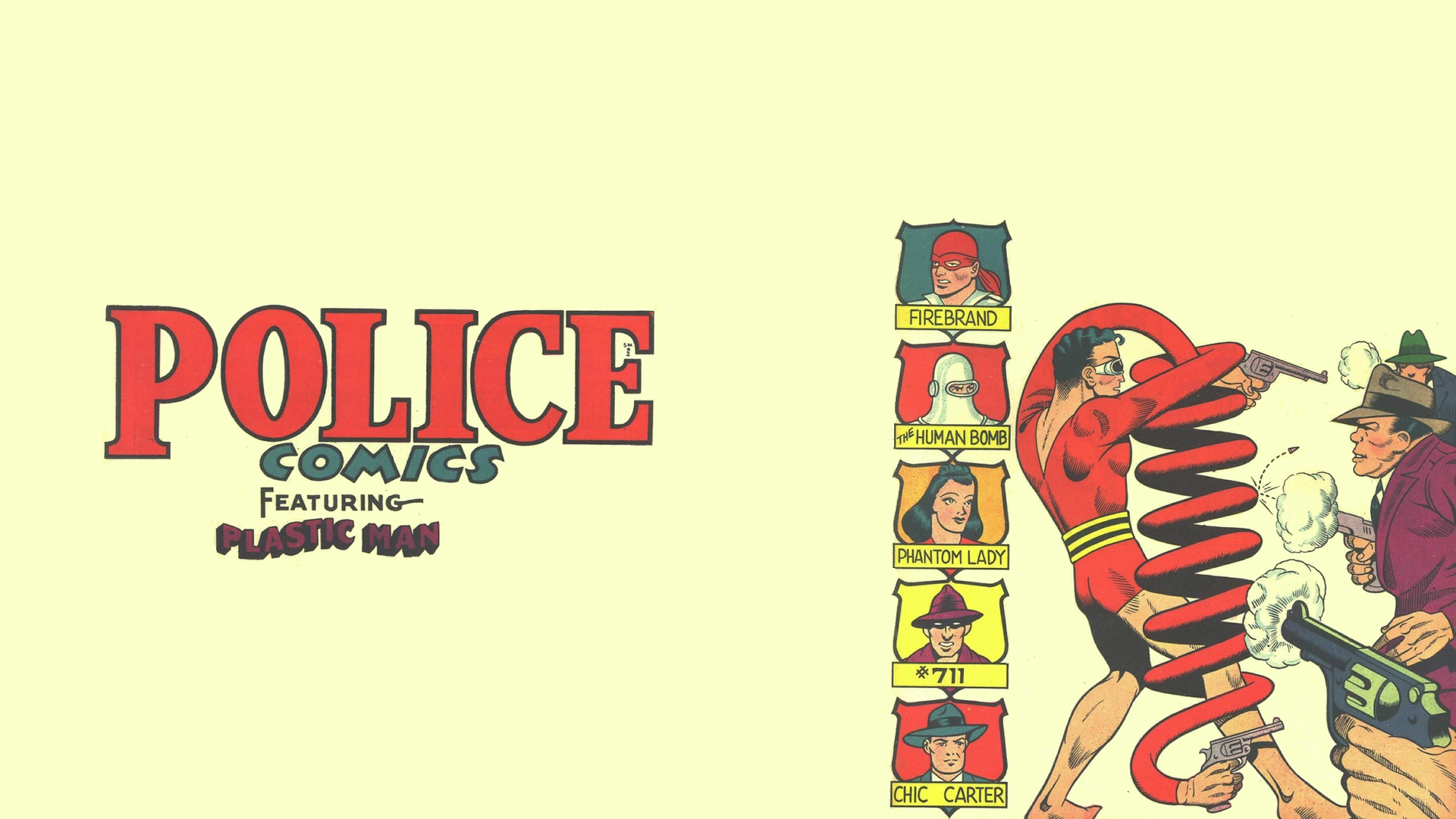 Comics Police Comics 1920x1080