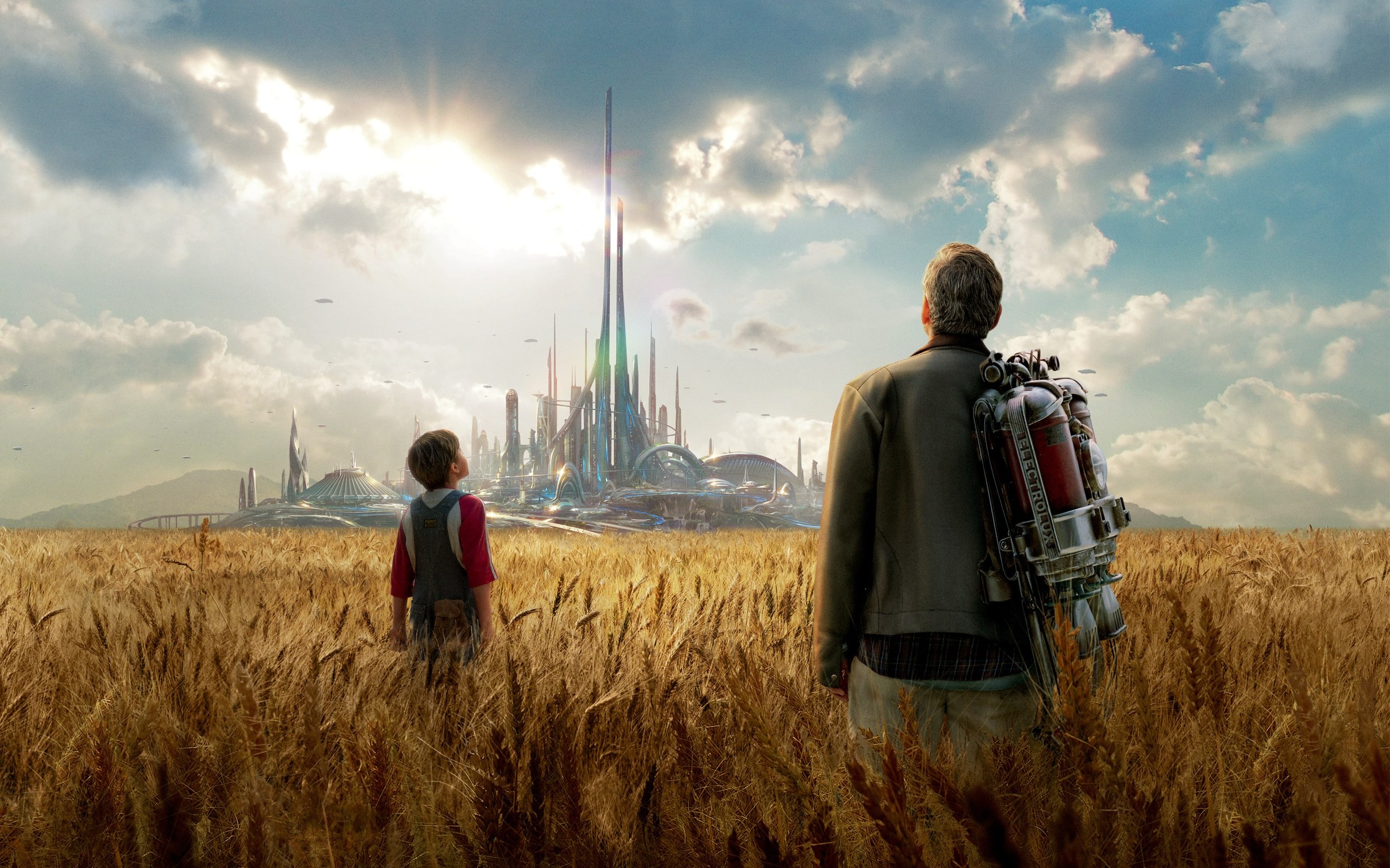 Tomorrowland Movie Men George Clooney Children 2560x1600