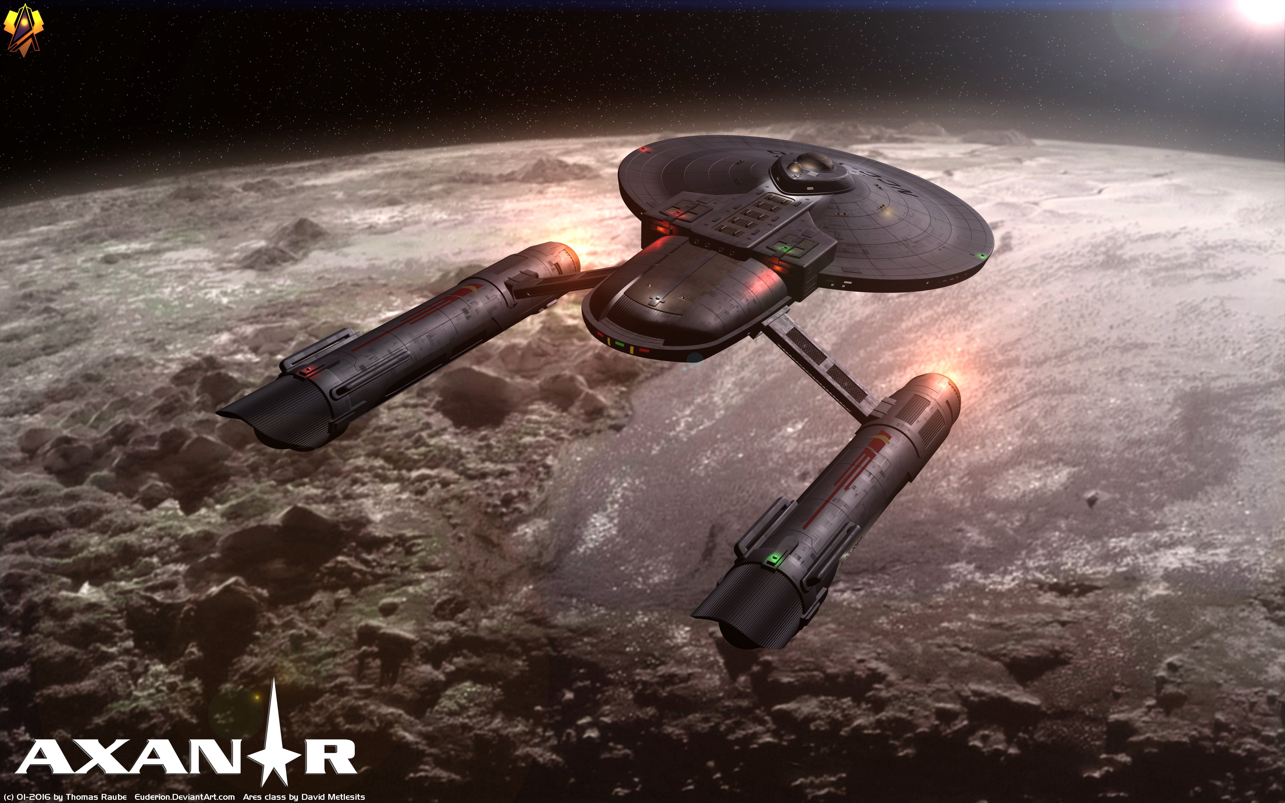 Star Trek Axanar Ares Class Starship Spaceship 4400x2750
