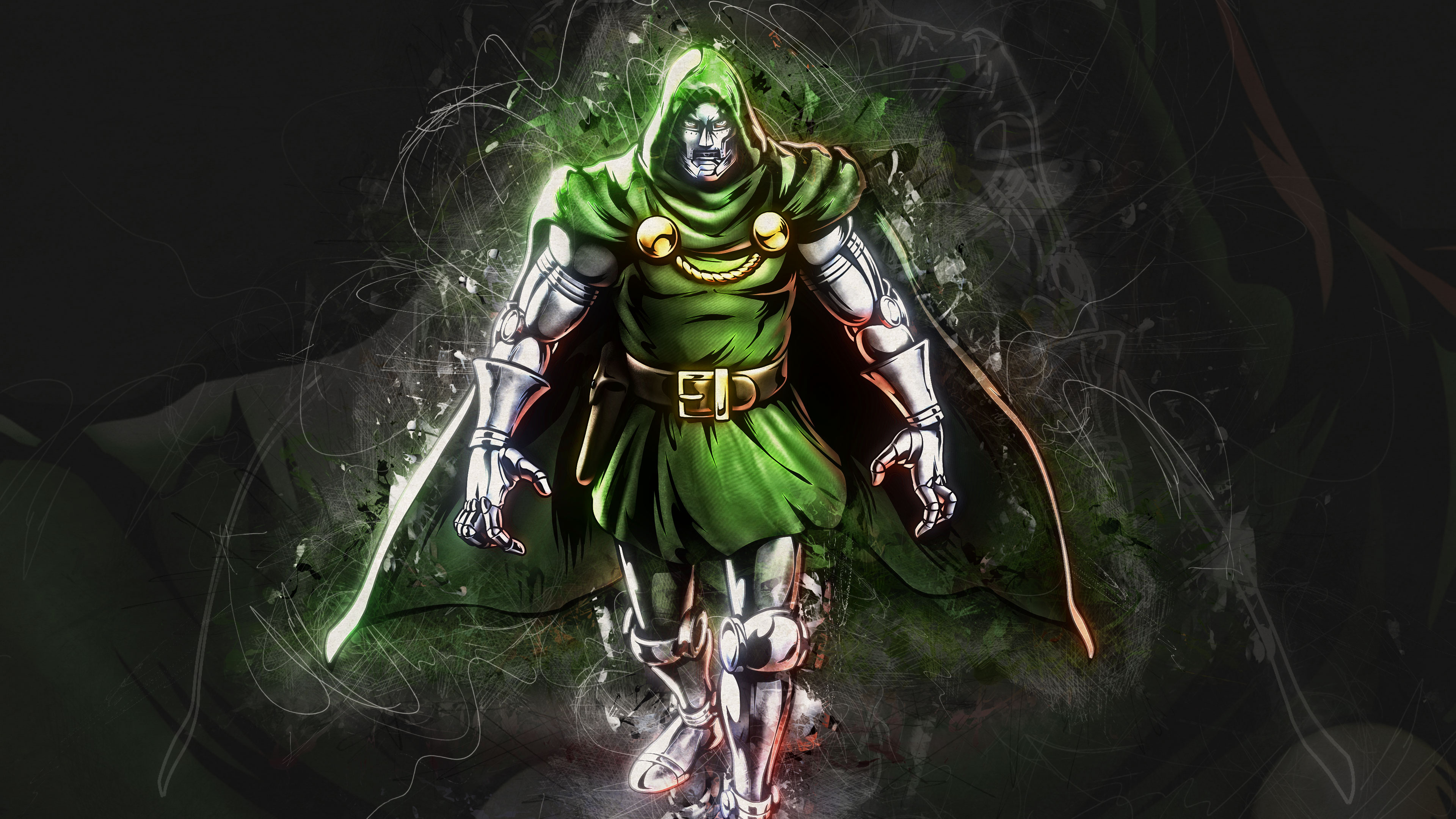 Hero Comics Artwork Dr Doom Fantastic Four Marvel Vs Capcom Marvel Vs Capcom 3 Fate Of Two Worlds 3840x2160