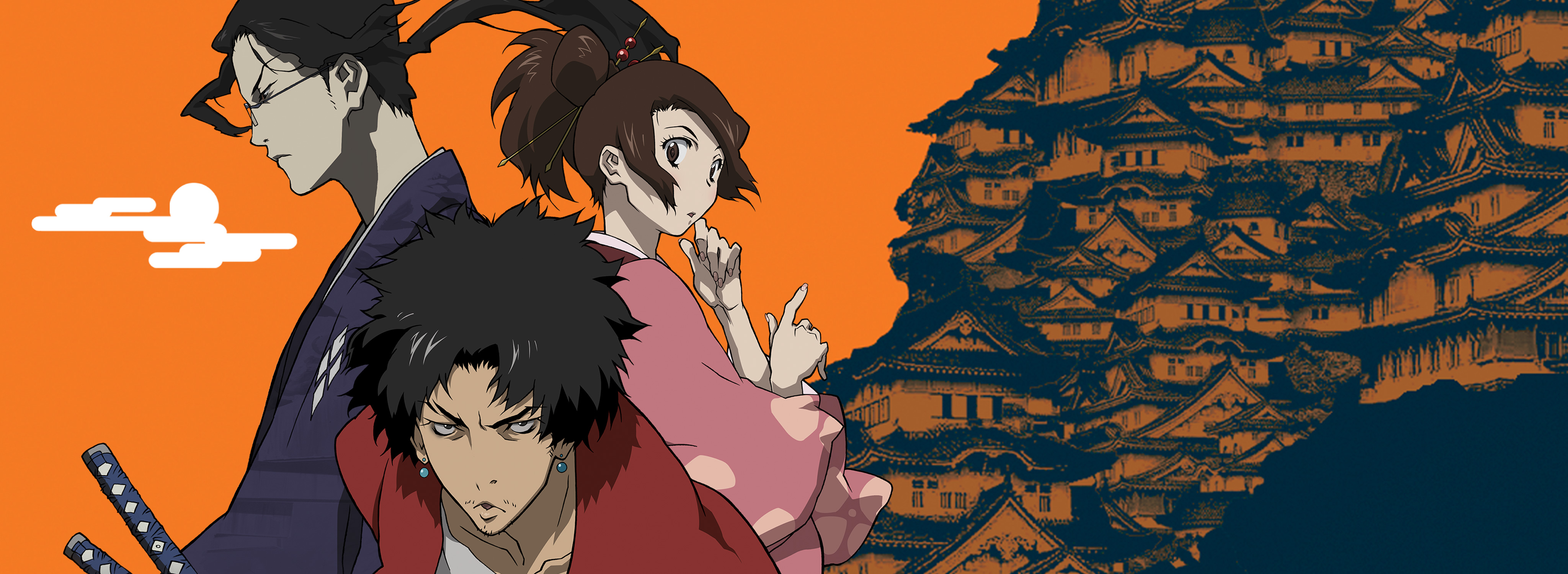 Jin Samurai Champloo Fuu Samurai Champloo Mugen Samurai Champloo 4096x1500