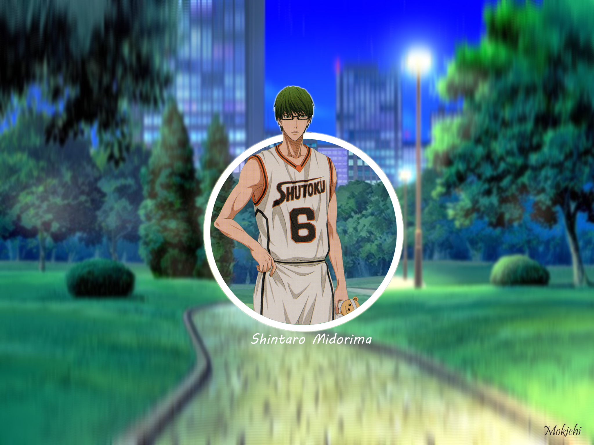 Midorima Shintaro Kuroko No Basket Basketball Men With Glasses Green Hair Anime Boys Anime 2048x1536