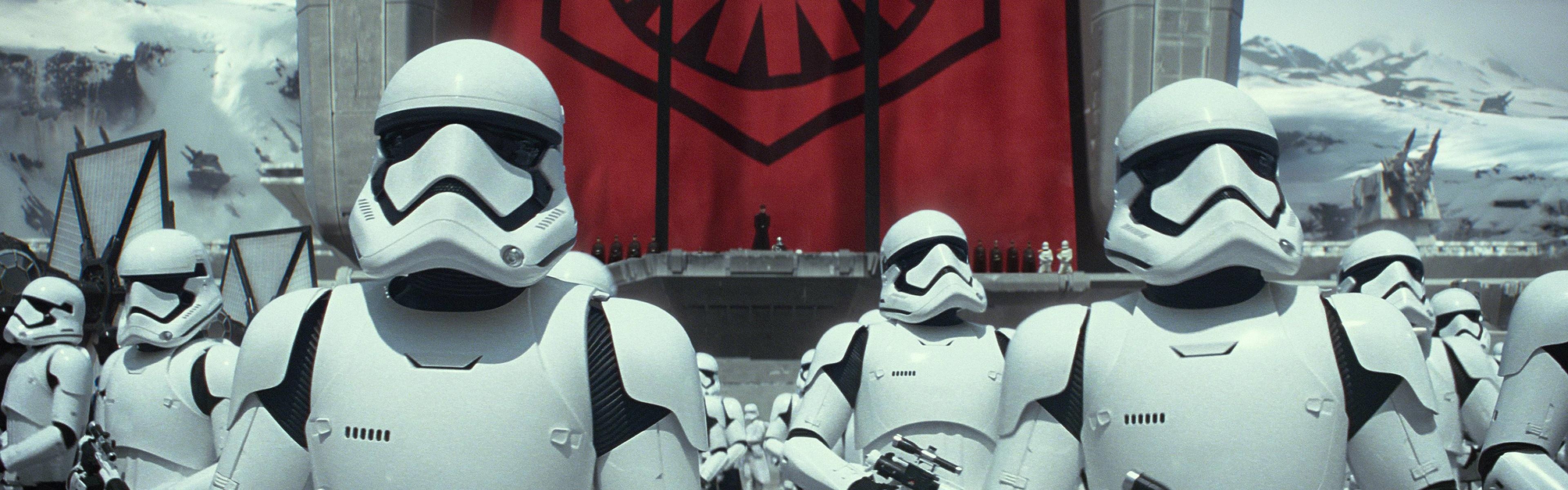 Dual Monitors Storm Troopers The First Order Soldier Stormtrooper Star Wars Star Wars The Force Awak 3840x1200