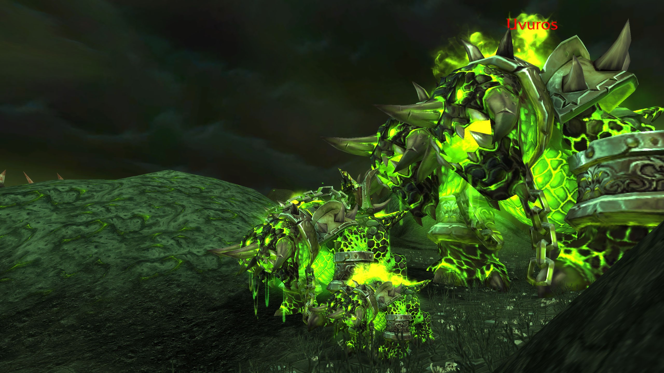 Hounds World Of Warcraft Green 2560x1440