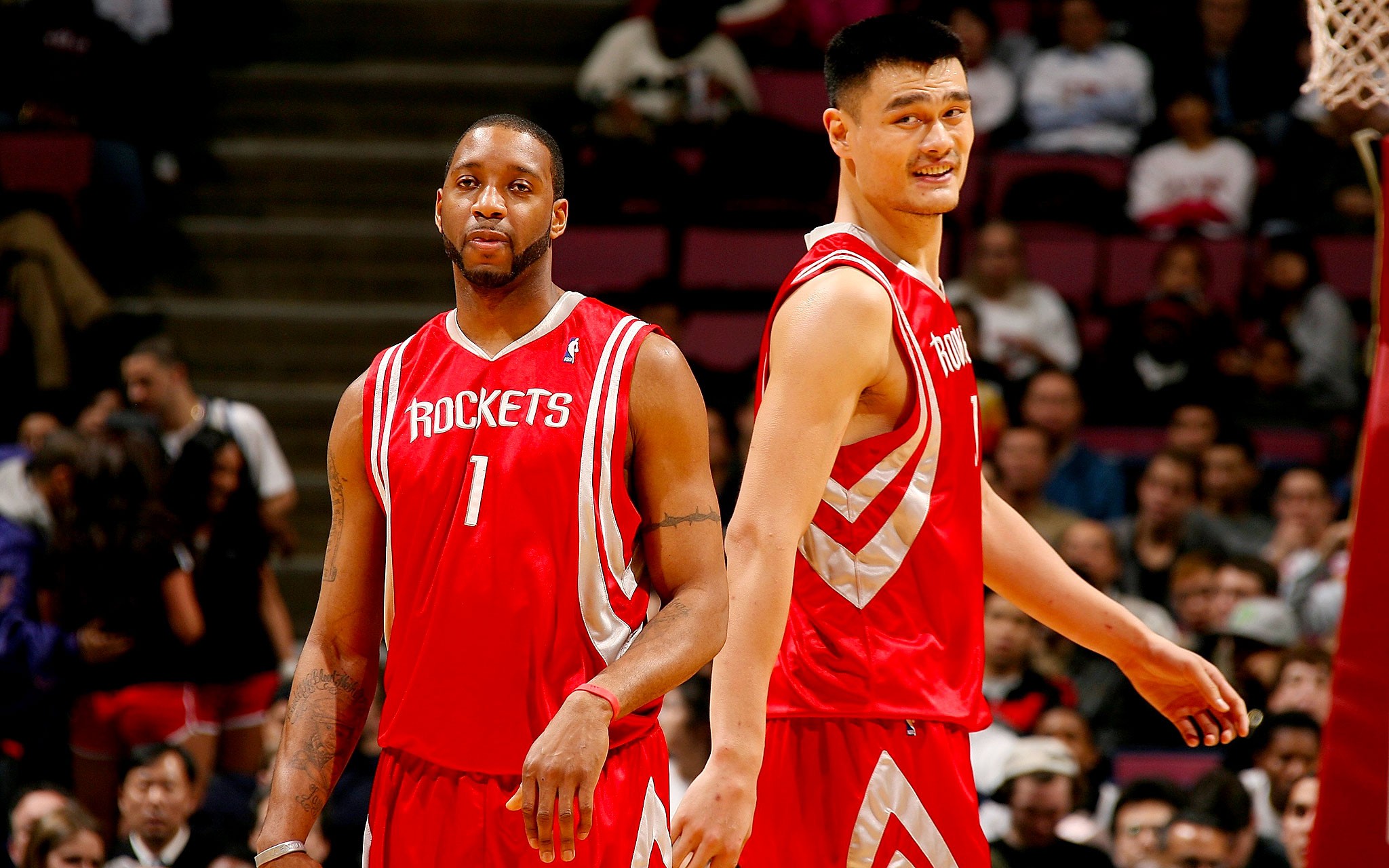Houston Rockets Rocket NBA Basketball Tracy McGrady Yao Ming China Men Sport 2048x1280
