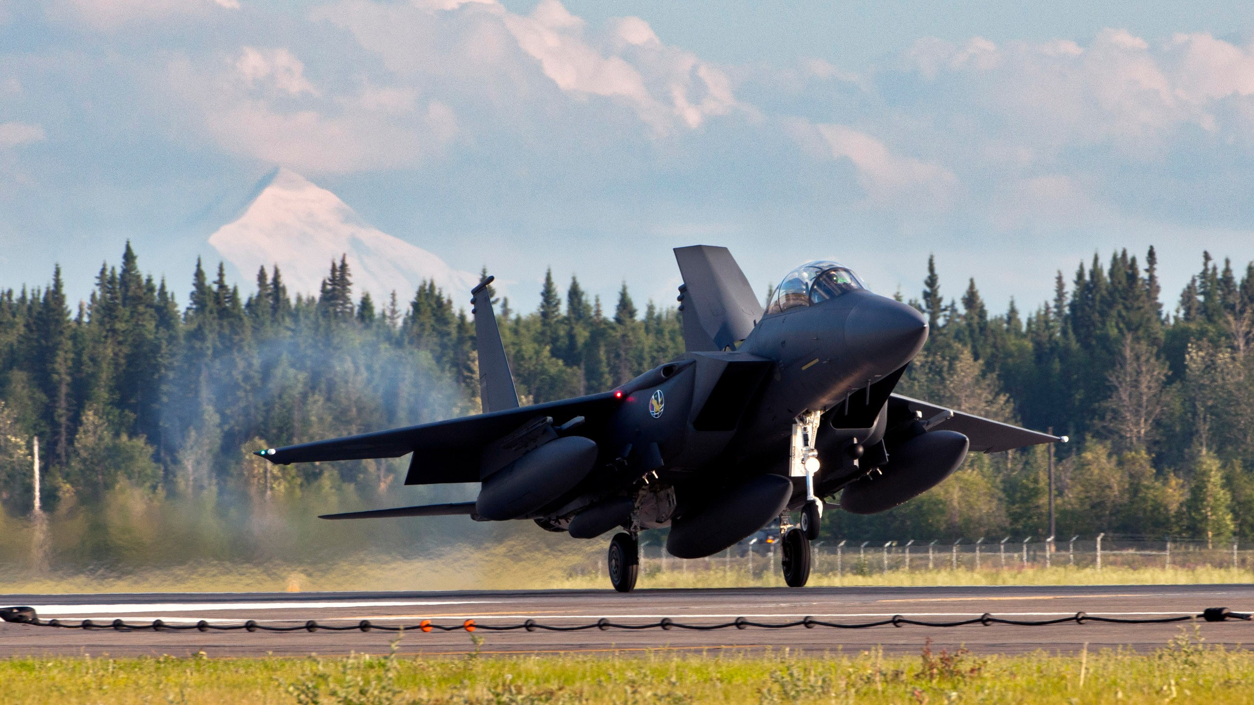 Military Military Aircraft Jet Fighter F 15 Strike Eagle Republic Of Korea Armed Forces 2560x1440