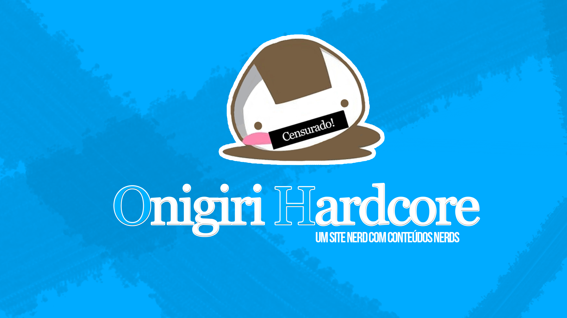 Onigiri Onigiri Hardcore Blue Background 1920x1080