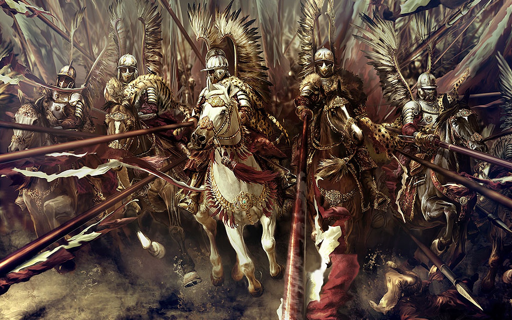 Poland Military Polish Hussar Fantasy Art Soldier War 1680x1050