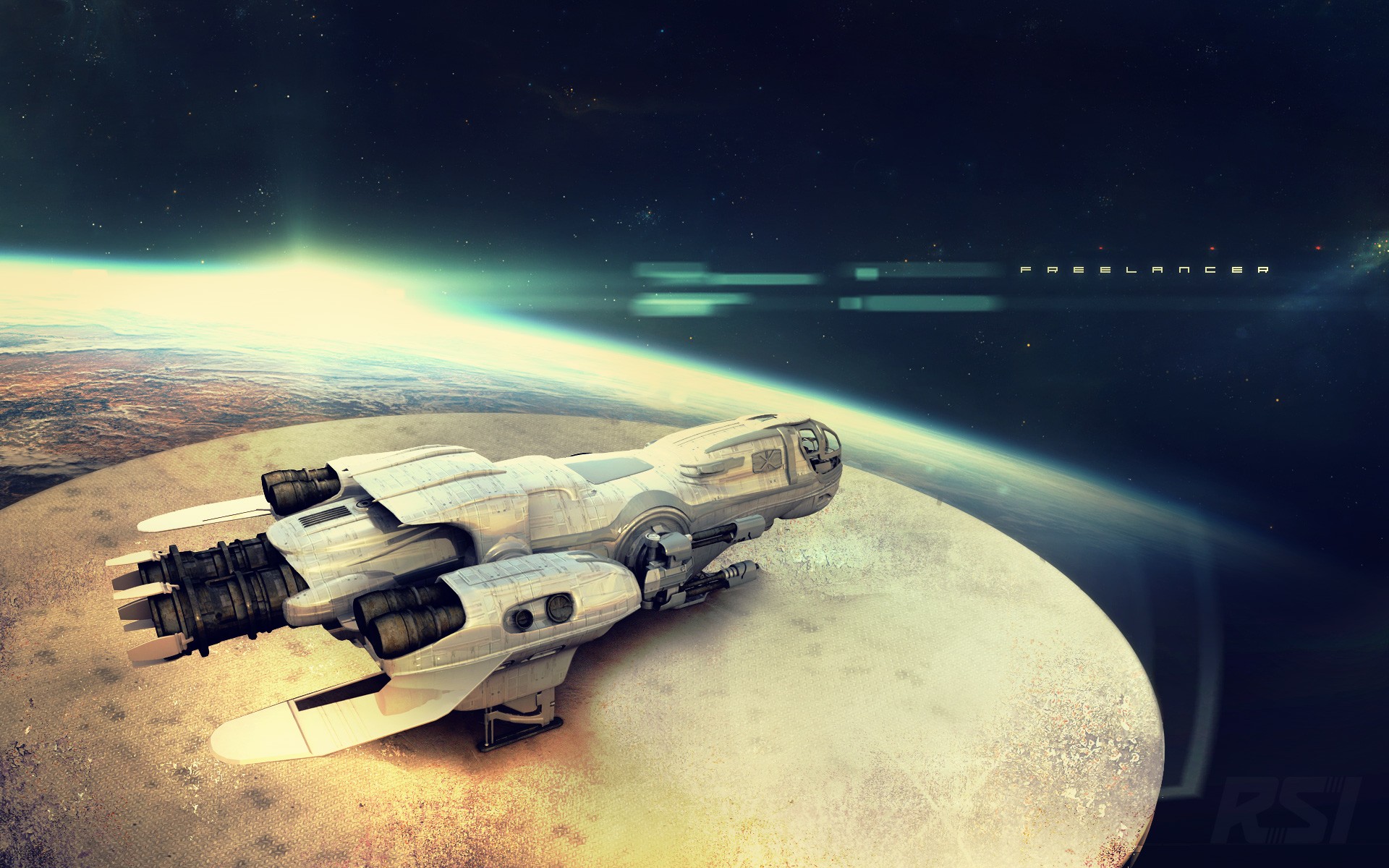 Star Citizen Freelancer Star Citizen Spaceship Video Games 1920x1200