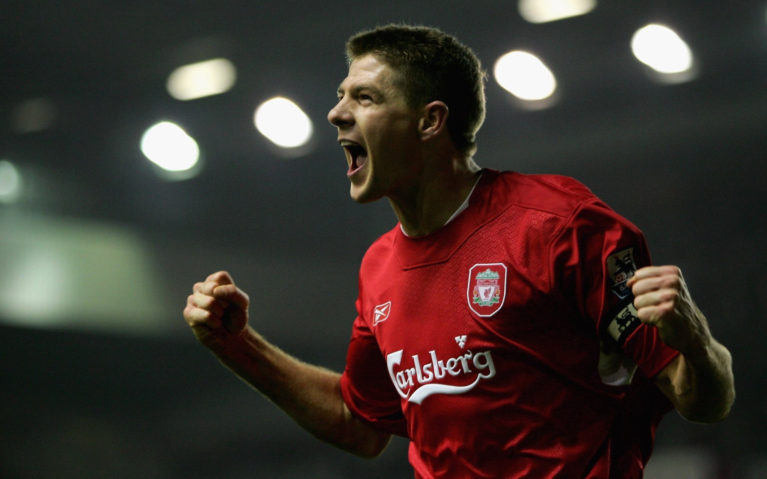 Steven Gerrard Footballers Liverpool FC Premier League Football Player British 2560x1600