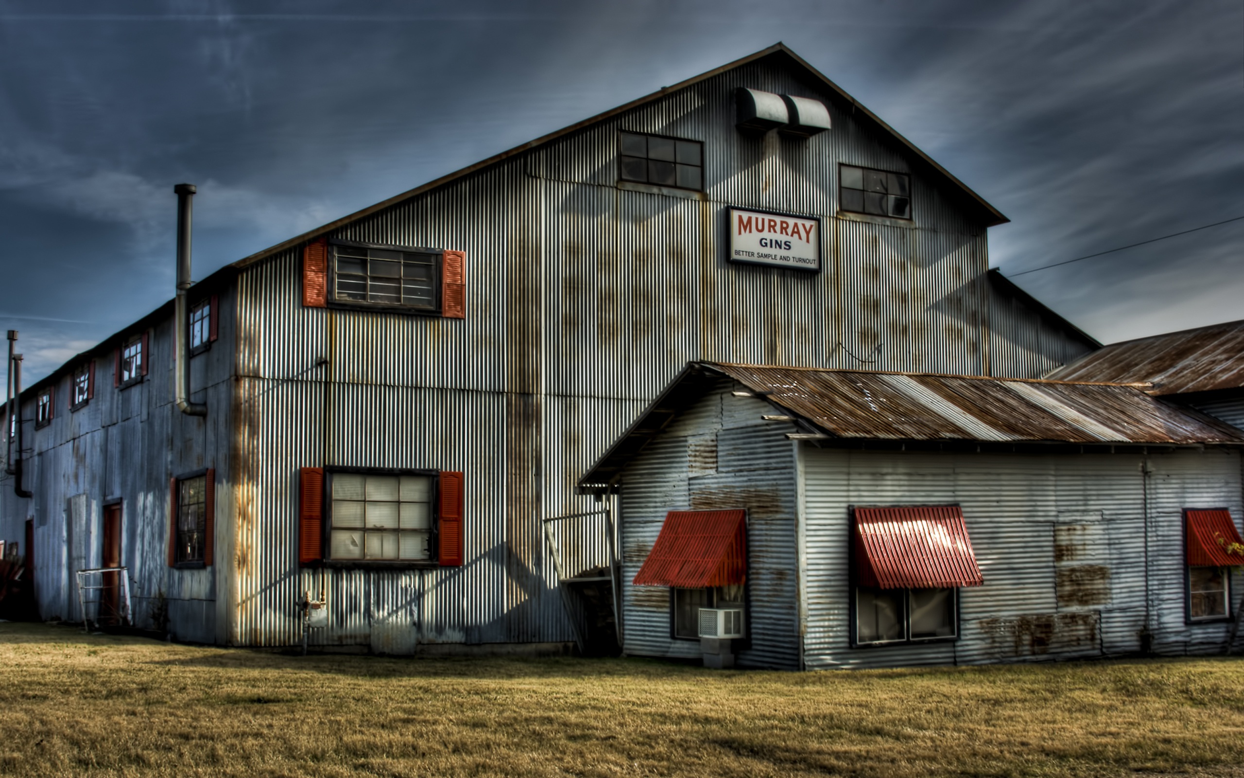 HDR Abandoned Cotton 2560x1600