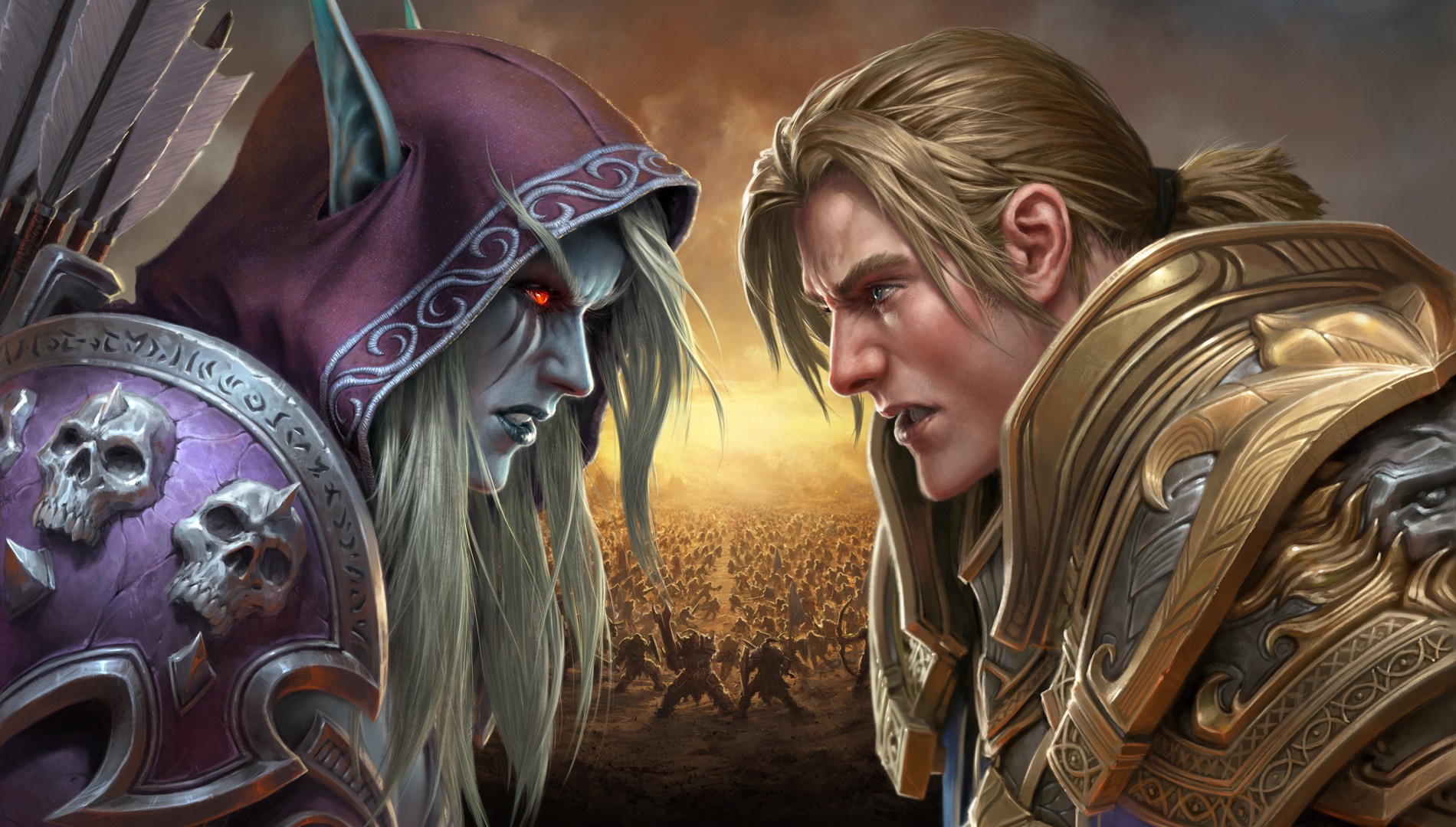Digital Art Artwork Video Games Warcraft World Of Warcraft World Of Warcraft Battle For Azeroth Sylv 1900x1080