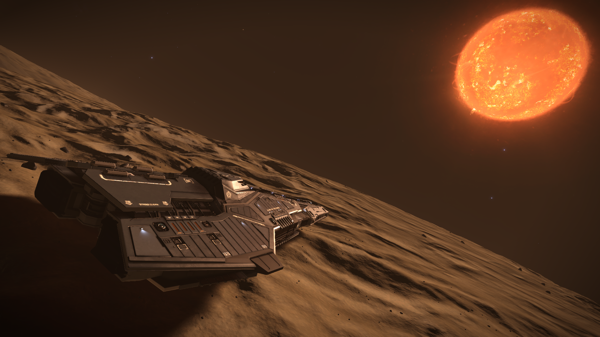 Elite Dangerous Federal Corvette Spaceship PC Gaming Screen Shot 1920x1080