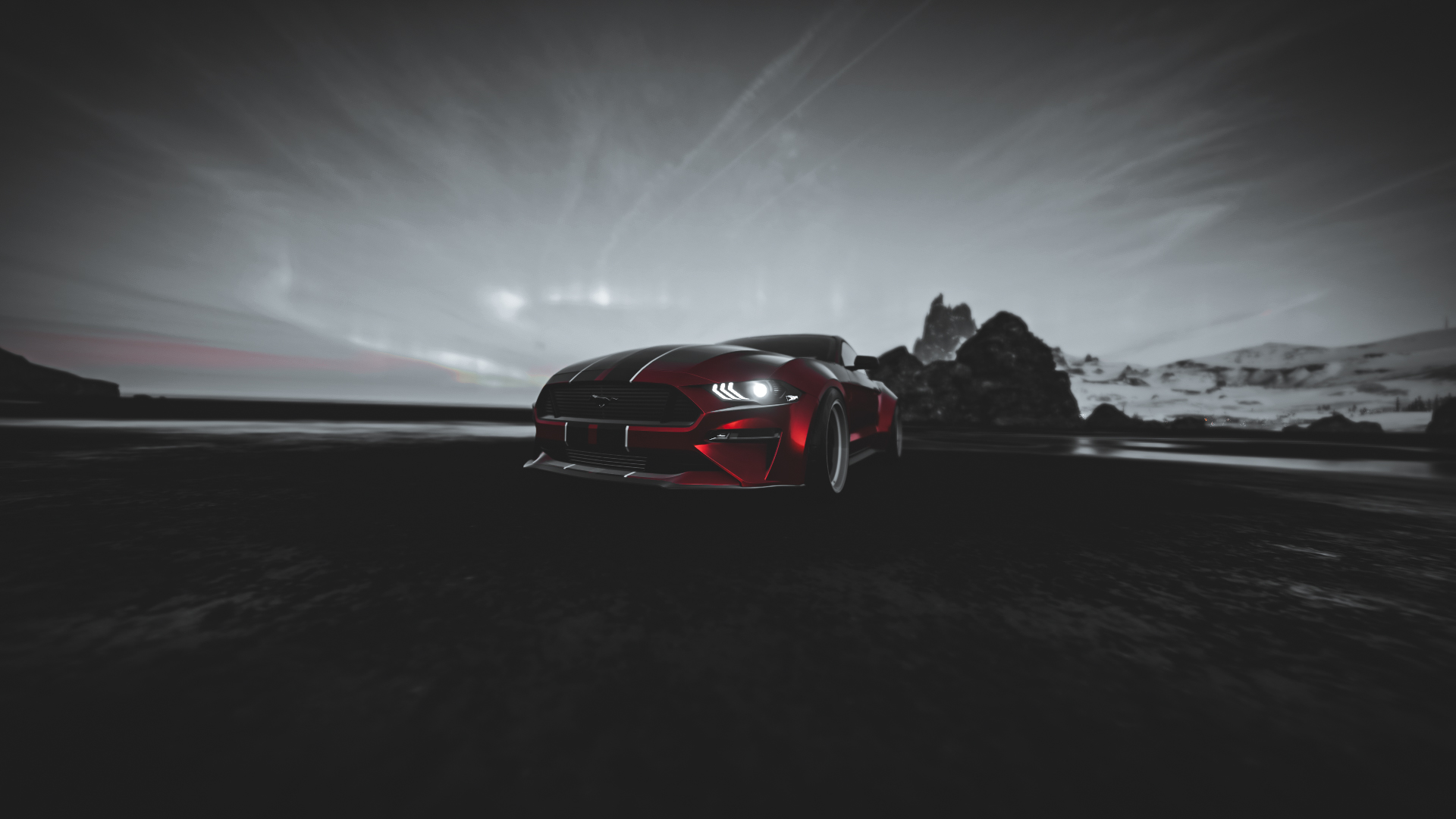 Ford Mustang DeBerti Design Ford Car Video Games Forza Horizon 4 1920x1080