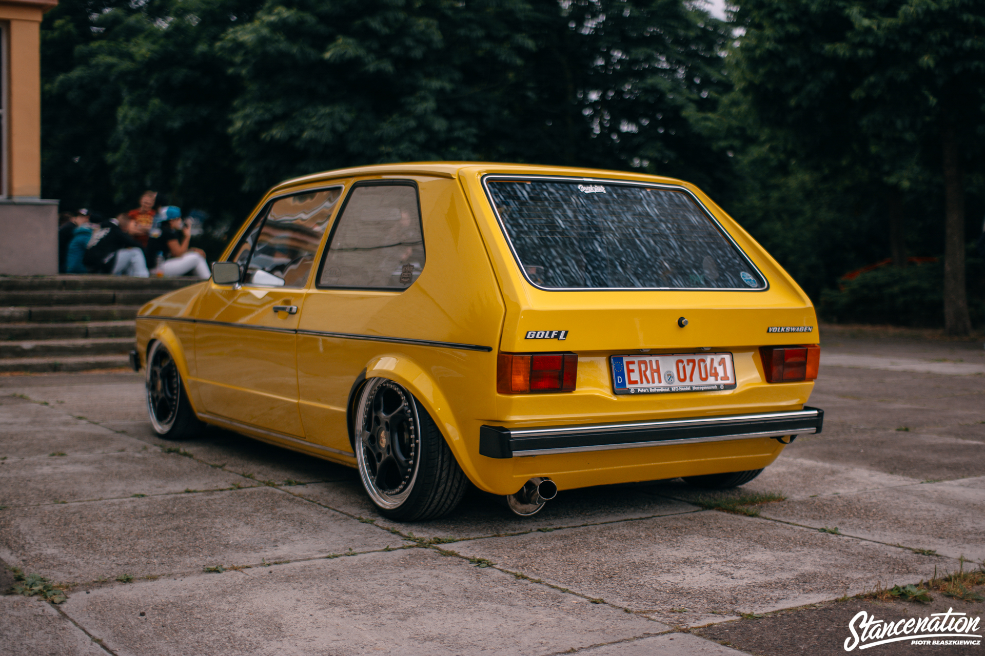 StanceNation Car Vehicle Stance Camber Volkswagen Volkswagen Golf Volkswagen Golf Mk1 1920x1280