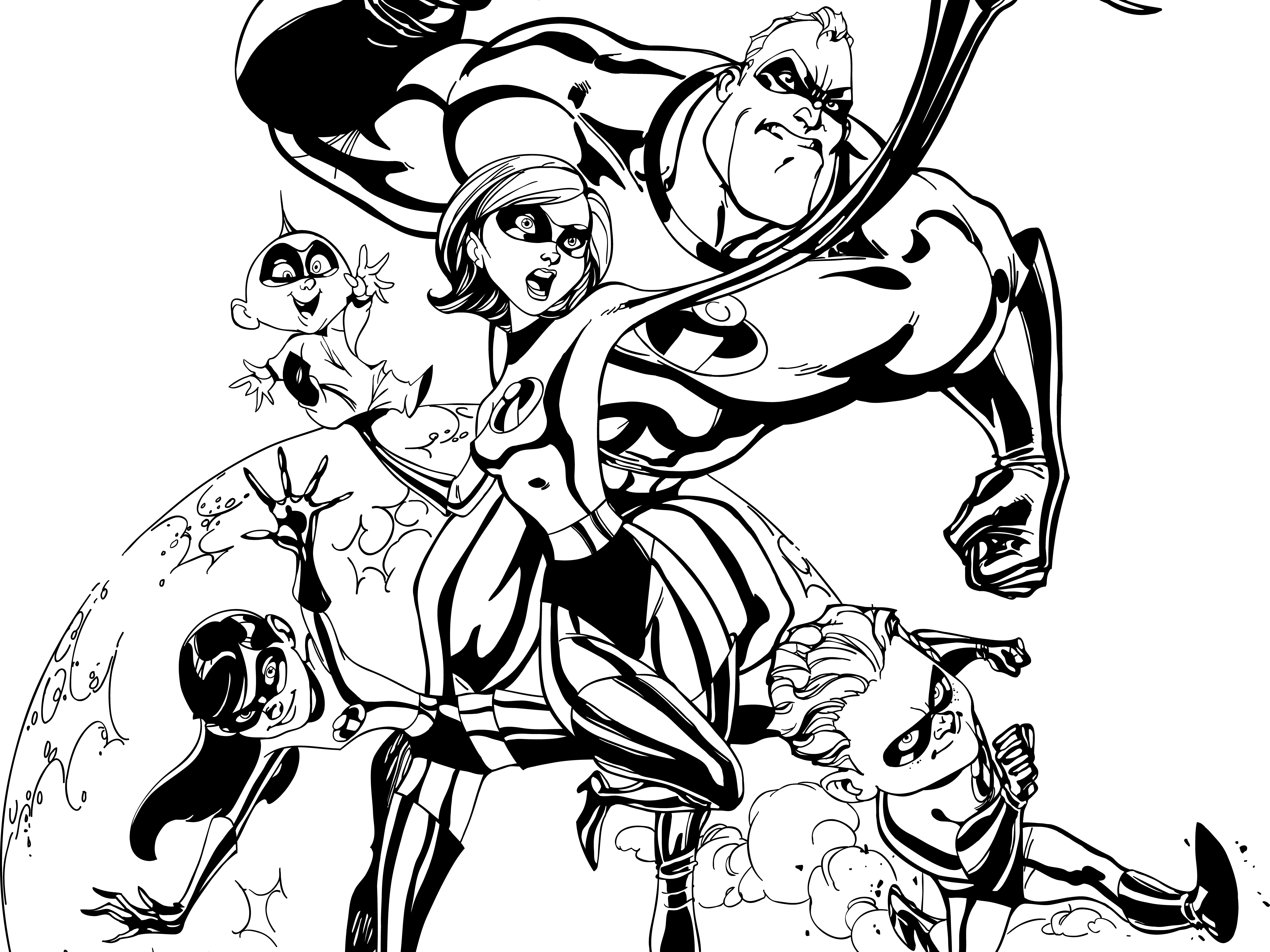 Comics The Incredibles 7000x5250
