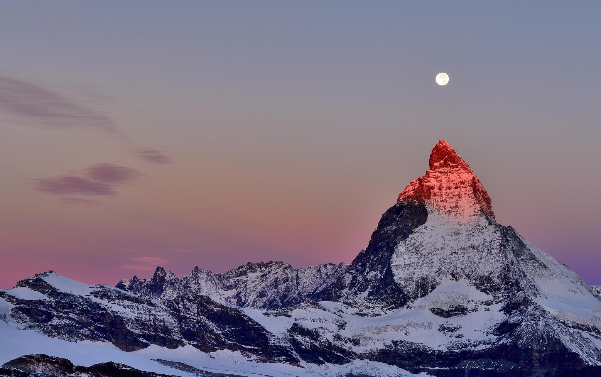 Alps Matterhorn Nature 2048x1285