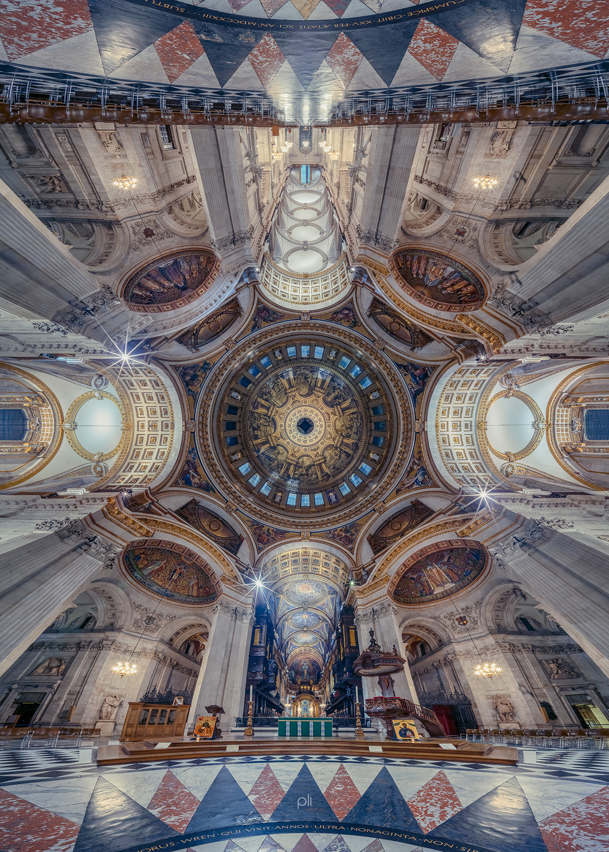 Architecture Interior Cathedral Peter Li Church Ceiling Photo Manipulation Altar Portrait Display Sy 1200x1680