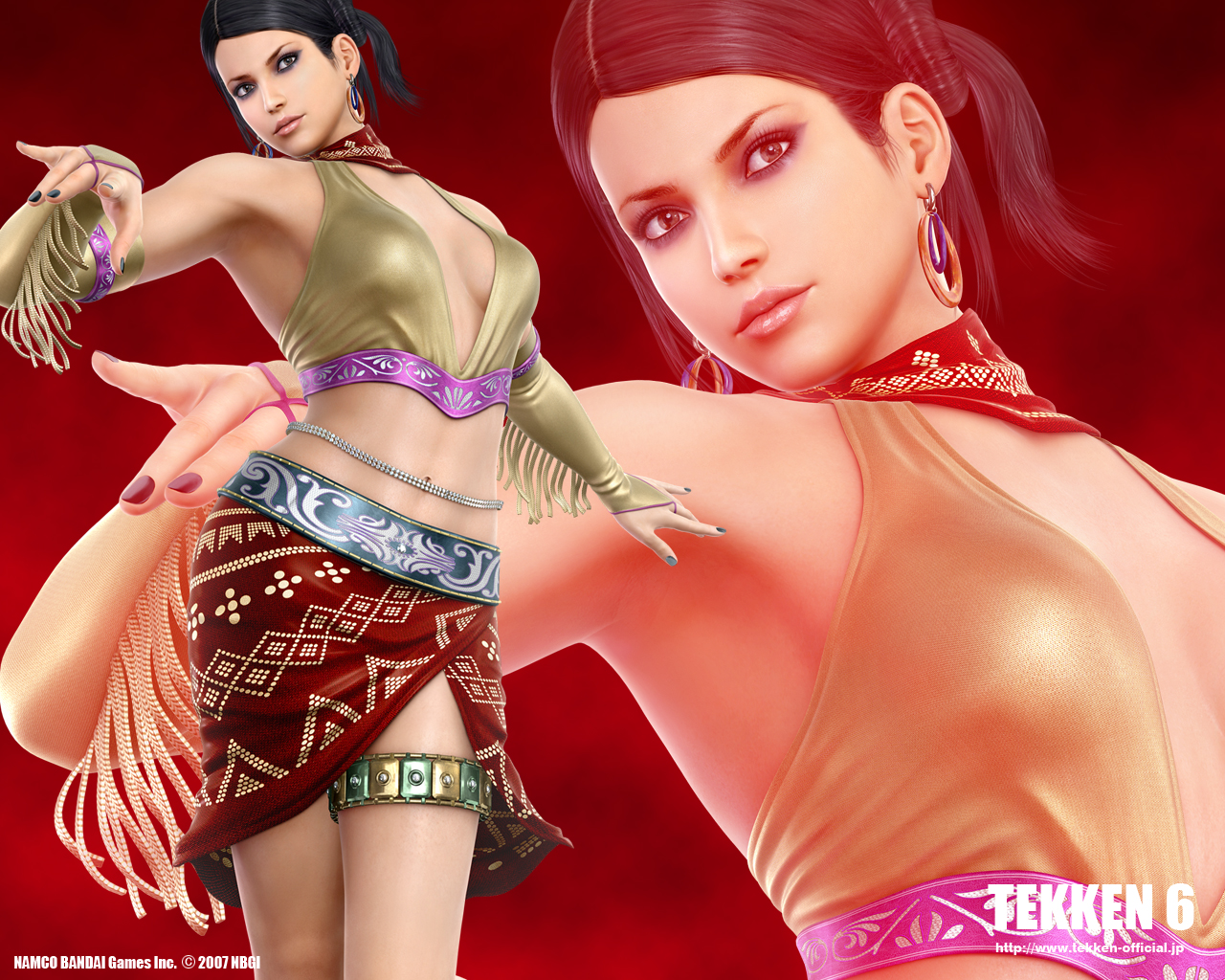 Zafina Tekken Woman Tekken Tekken 6 Skirt Glove 1280x1024