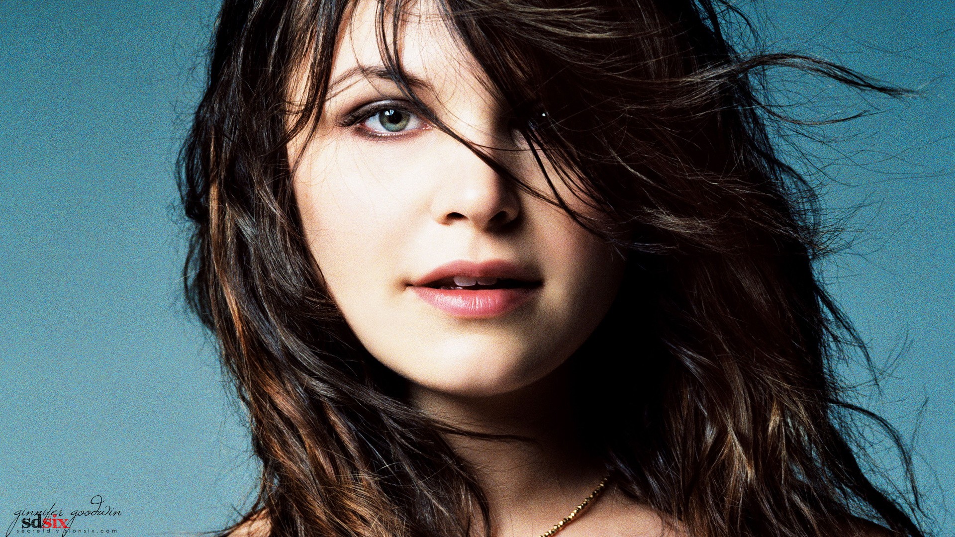 Celebrity Actress Brunette Hair In Face Long Hair Open Mouth Ginnifer Goodwin 1920x1080