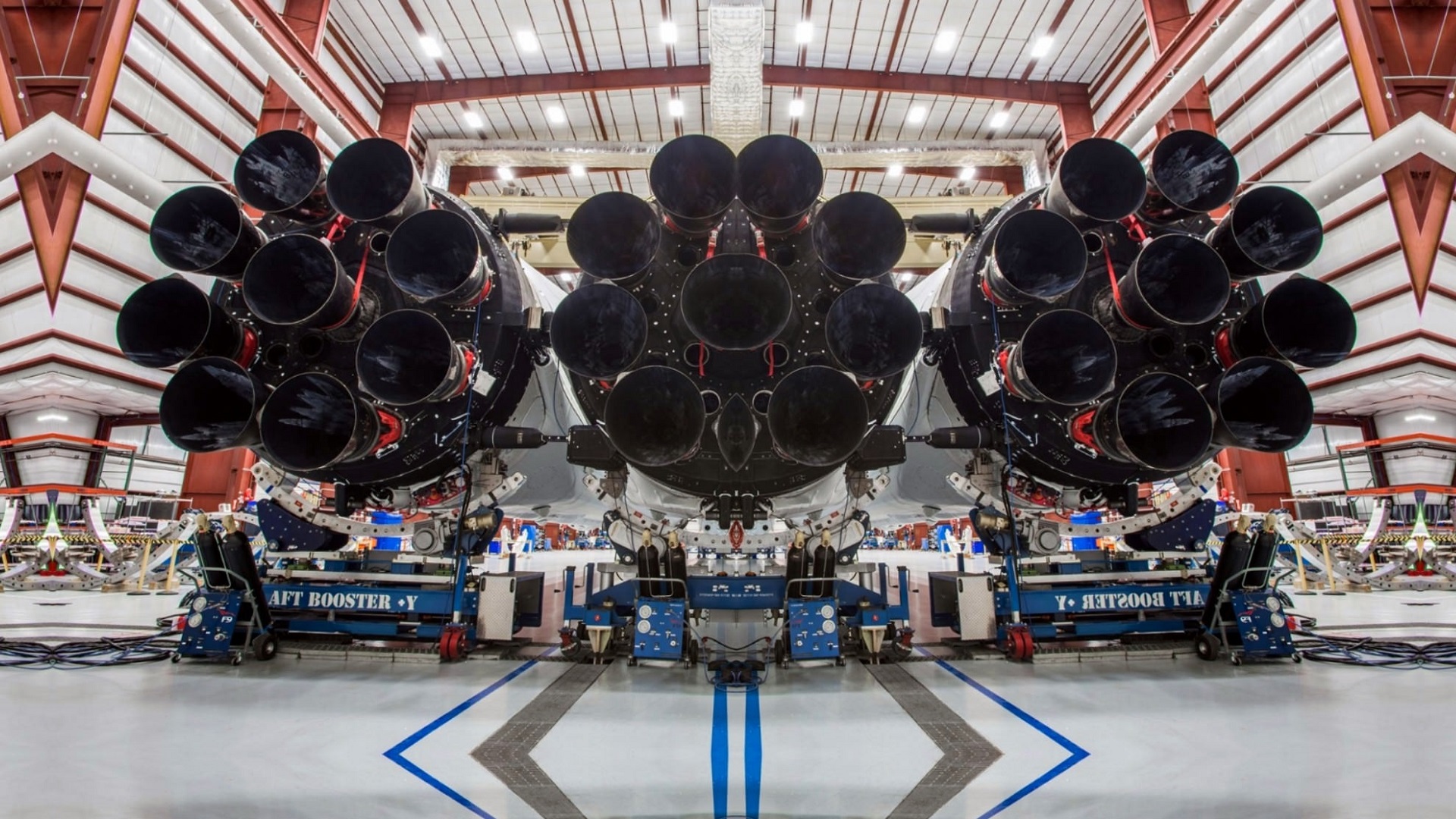 Falcon Heavy SpaceX Rocket 1920x1080