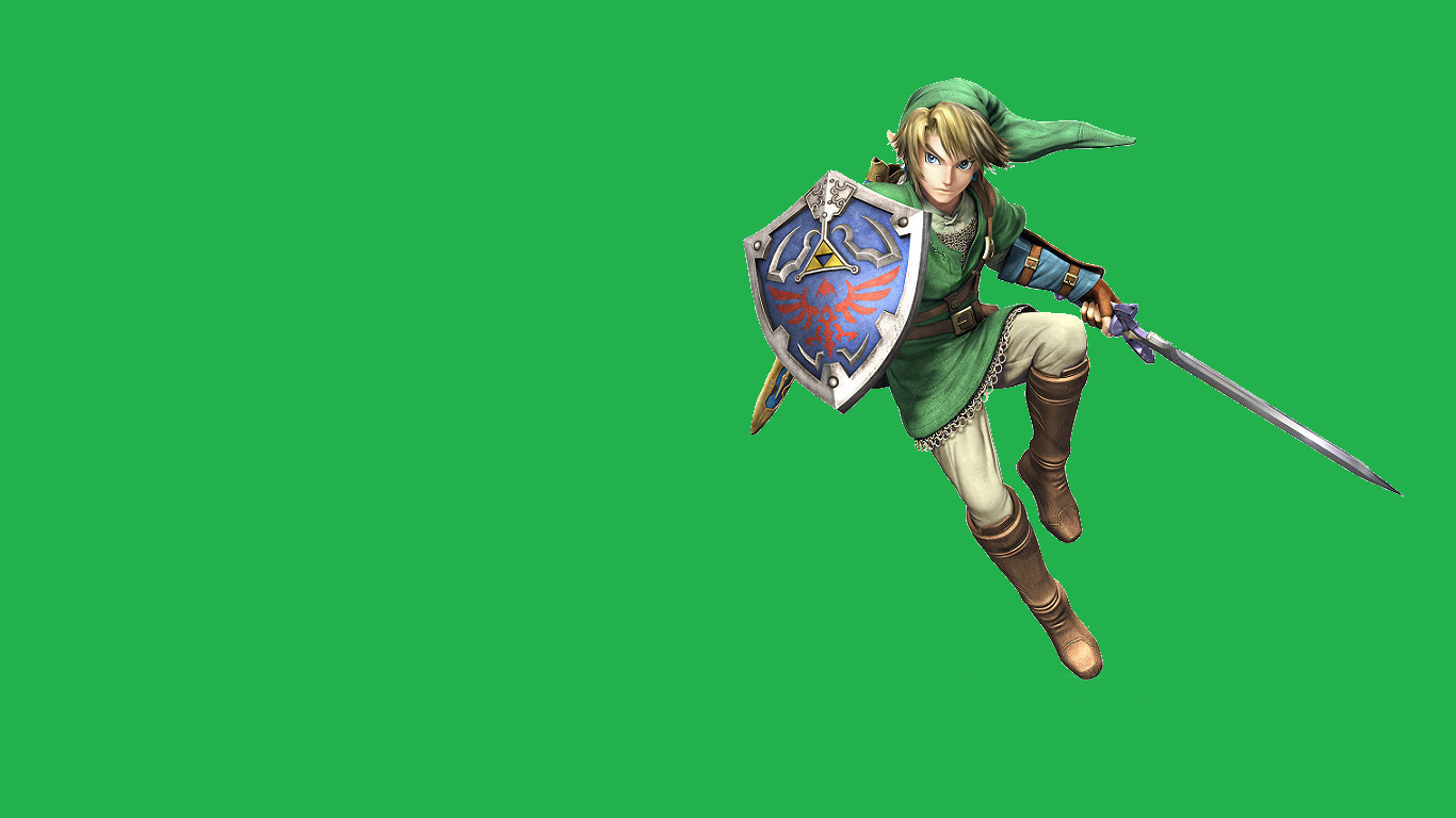 Link Super Smash Bros 1366x768