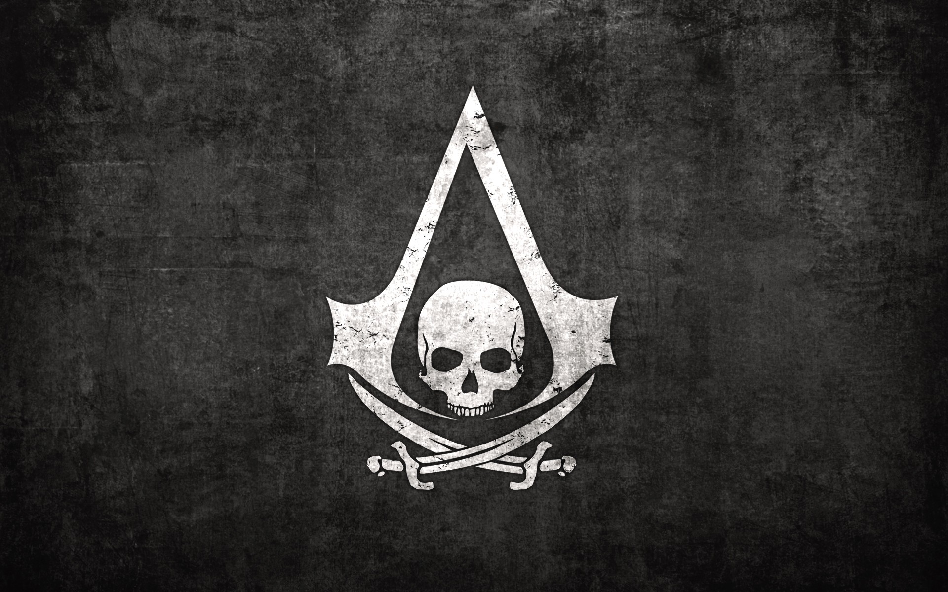 Assassins Creed Black Flag Video Games Skull Grunge 1920x1200