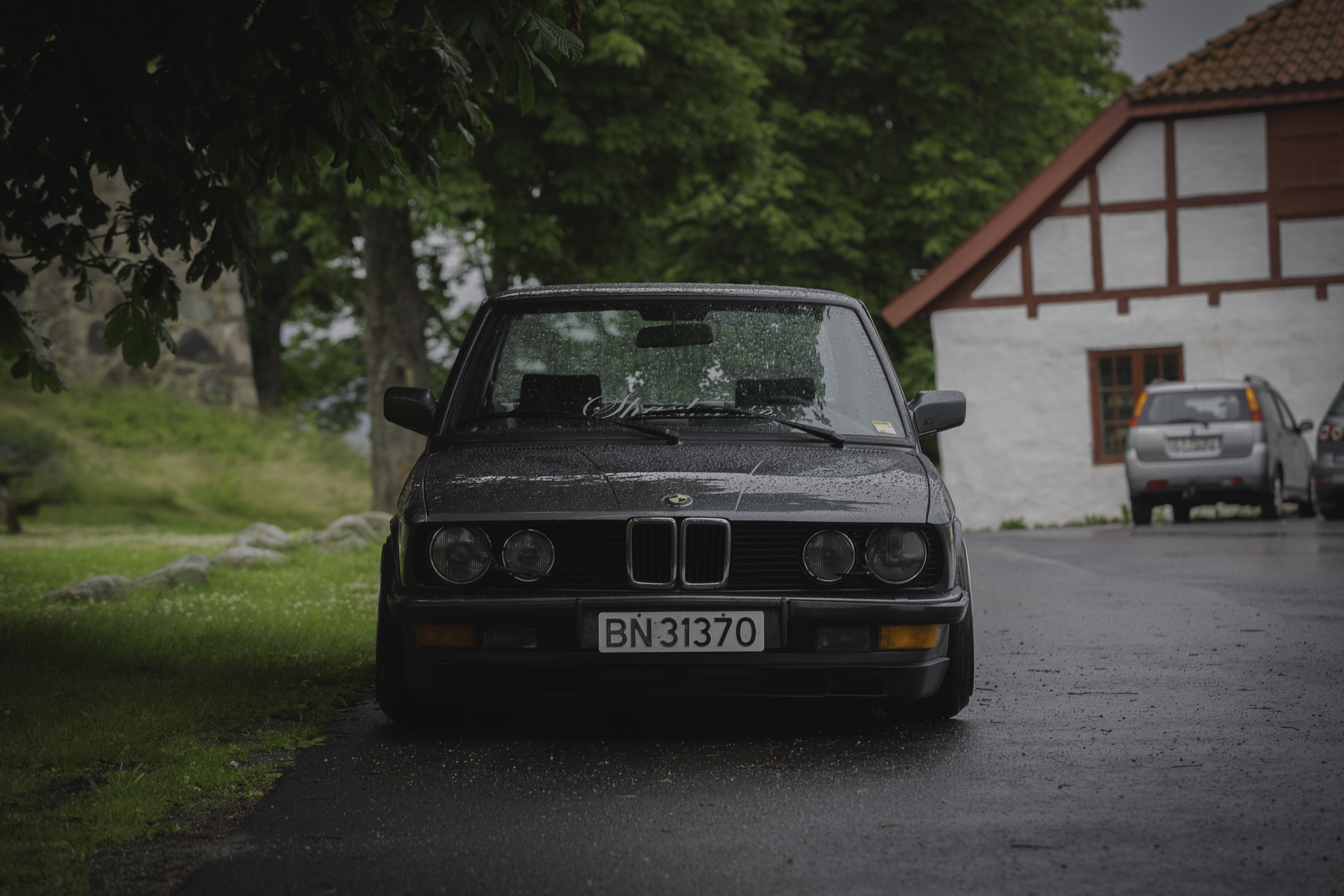 BMW E28 Stance Stanceworks Savethewheels Static Norway Summer Rain BMW 5 Series Car 5760x3840