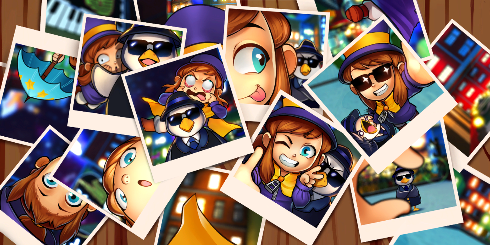 Video Games A Hat In Time Collage Blue Eyes 2048x1024
