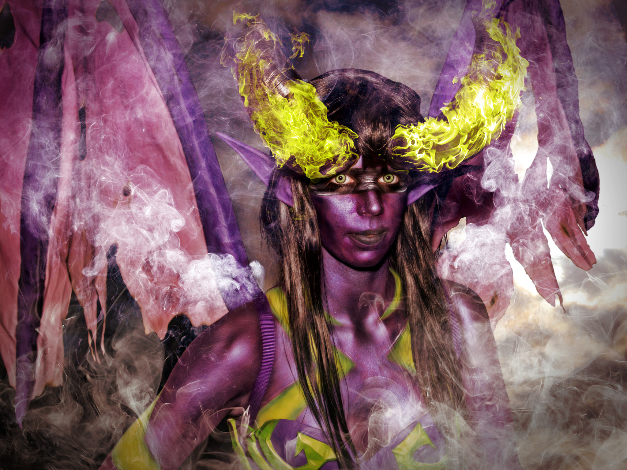 MiLLE PRODUCTiONS 500px Women Cosplay Fantasy Girl World Of Warcraft Legion World Of Warcraft Demon  2048x1536