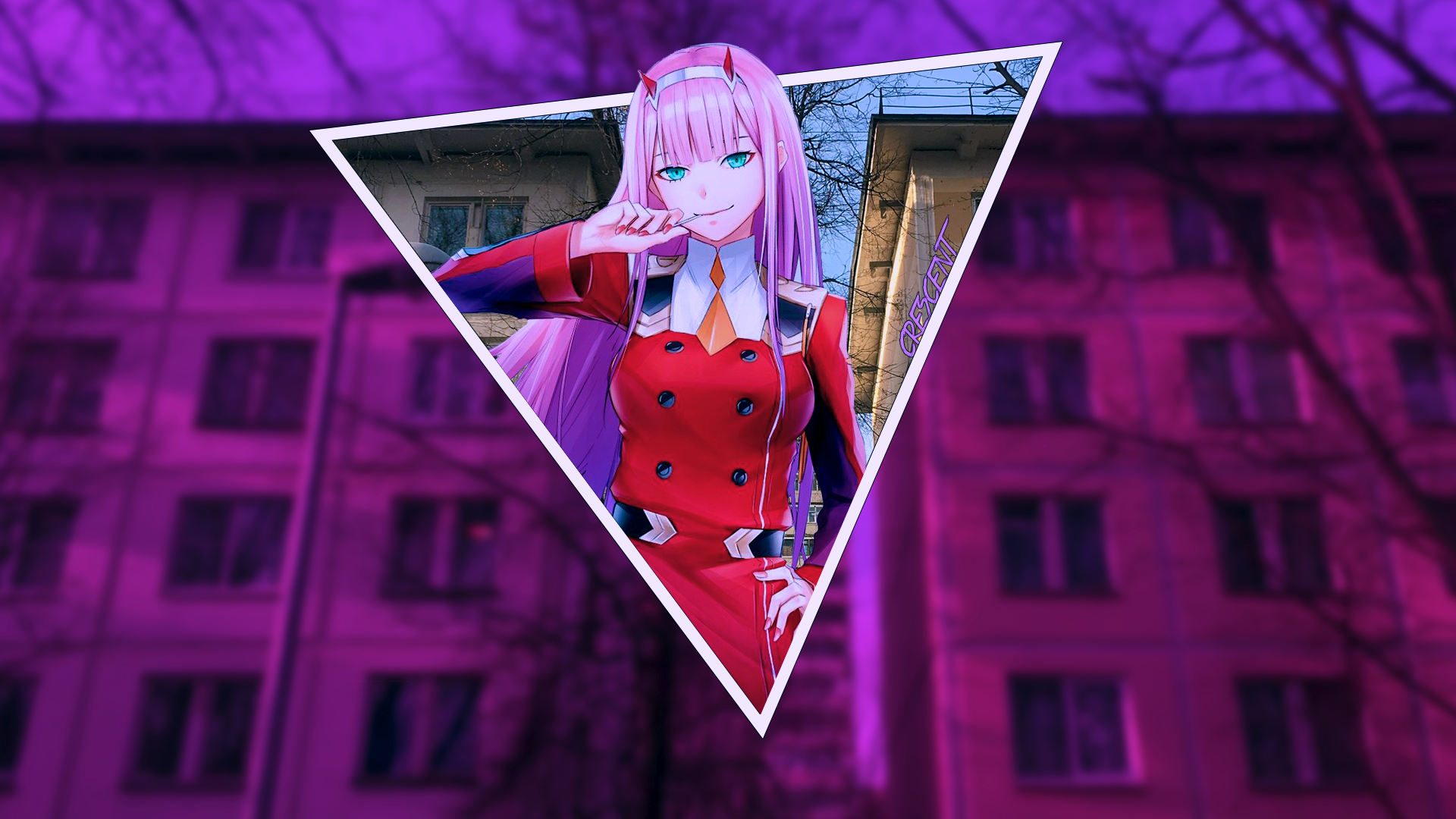 Darling In The FranXX Code 002 Anime Girls Anime Pink Hair 1920x1080