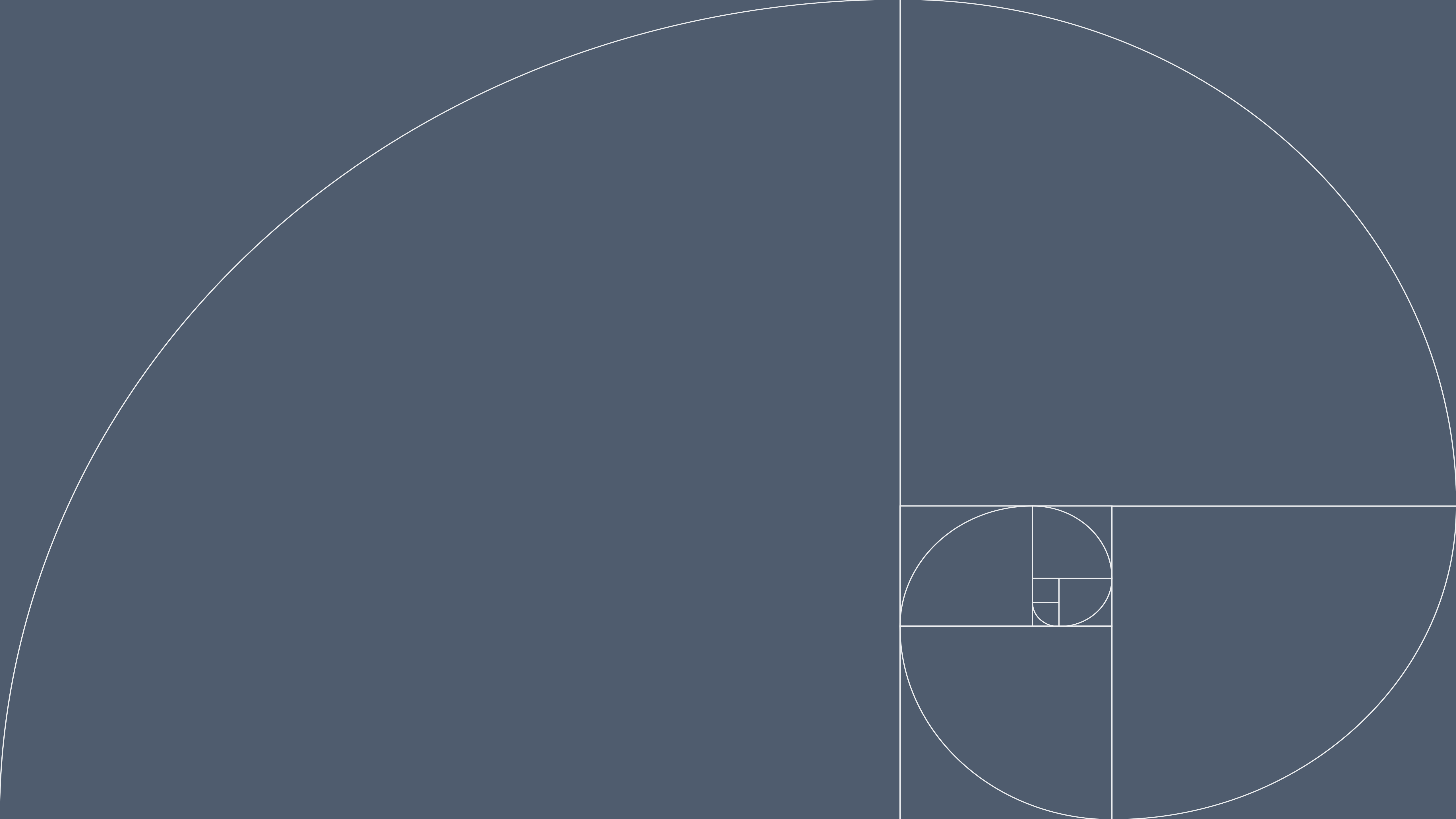 Fibonacci Sequence Golden Ratio Graphic Design Geometry 5120x2880