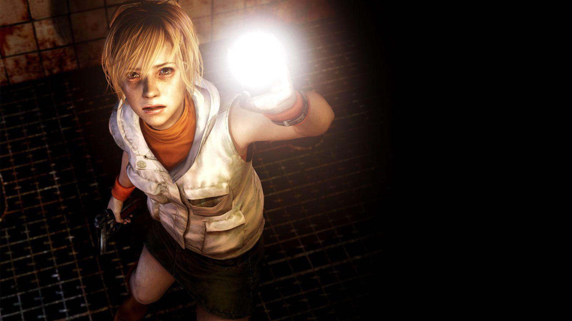 Silent Hill Video Games Heather Mason Silent Hill 3 Video Game Horror Blonde Flashlight 1920x1080