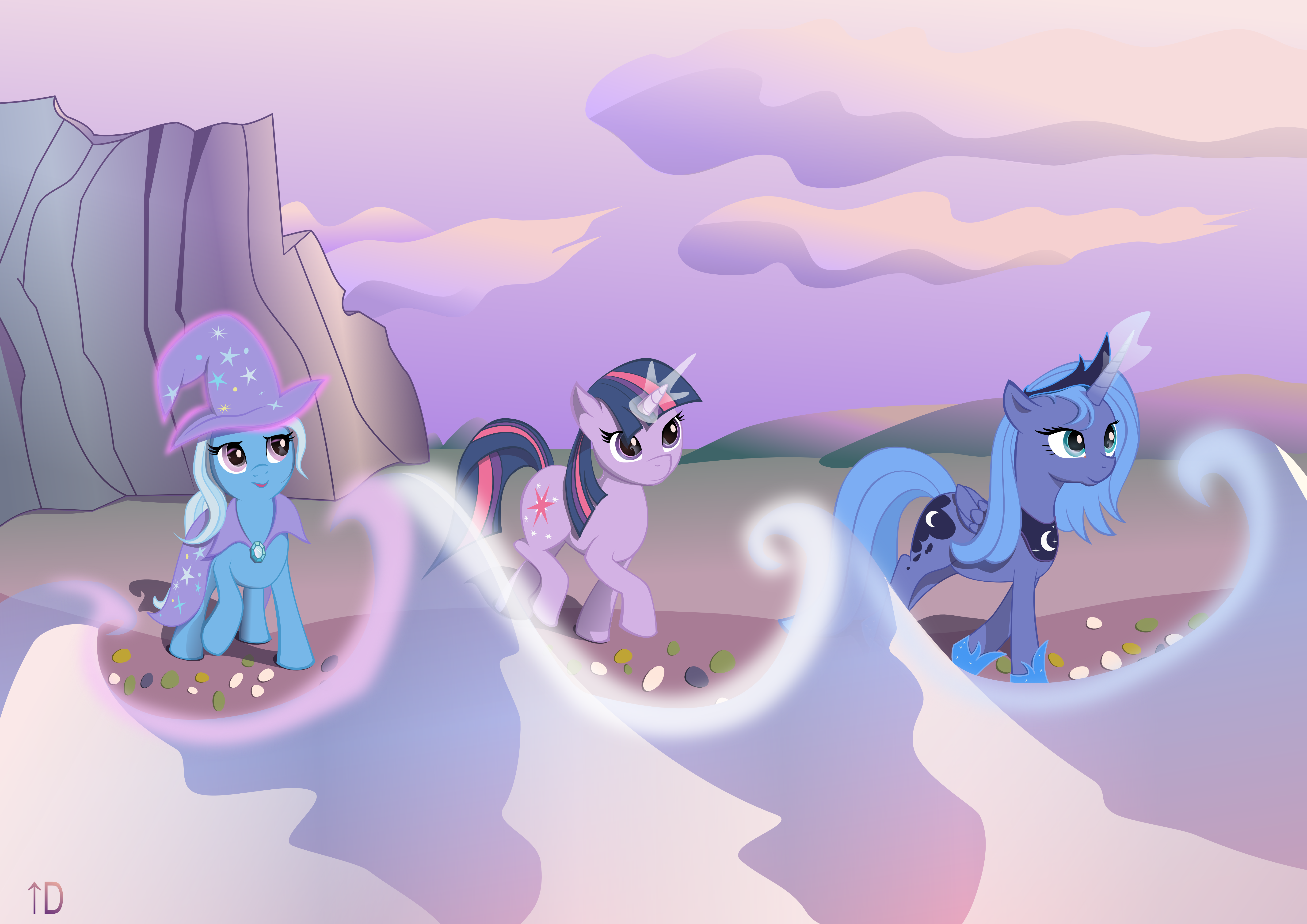 Trixie My Little Pony Princess Luna Twilight Sparkle 5571x3940