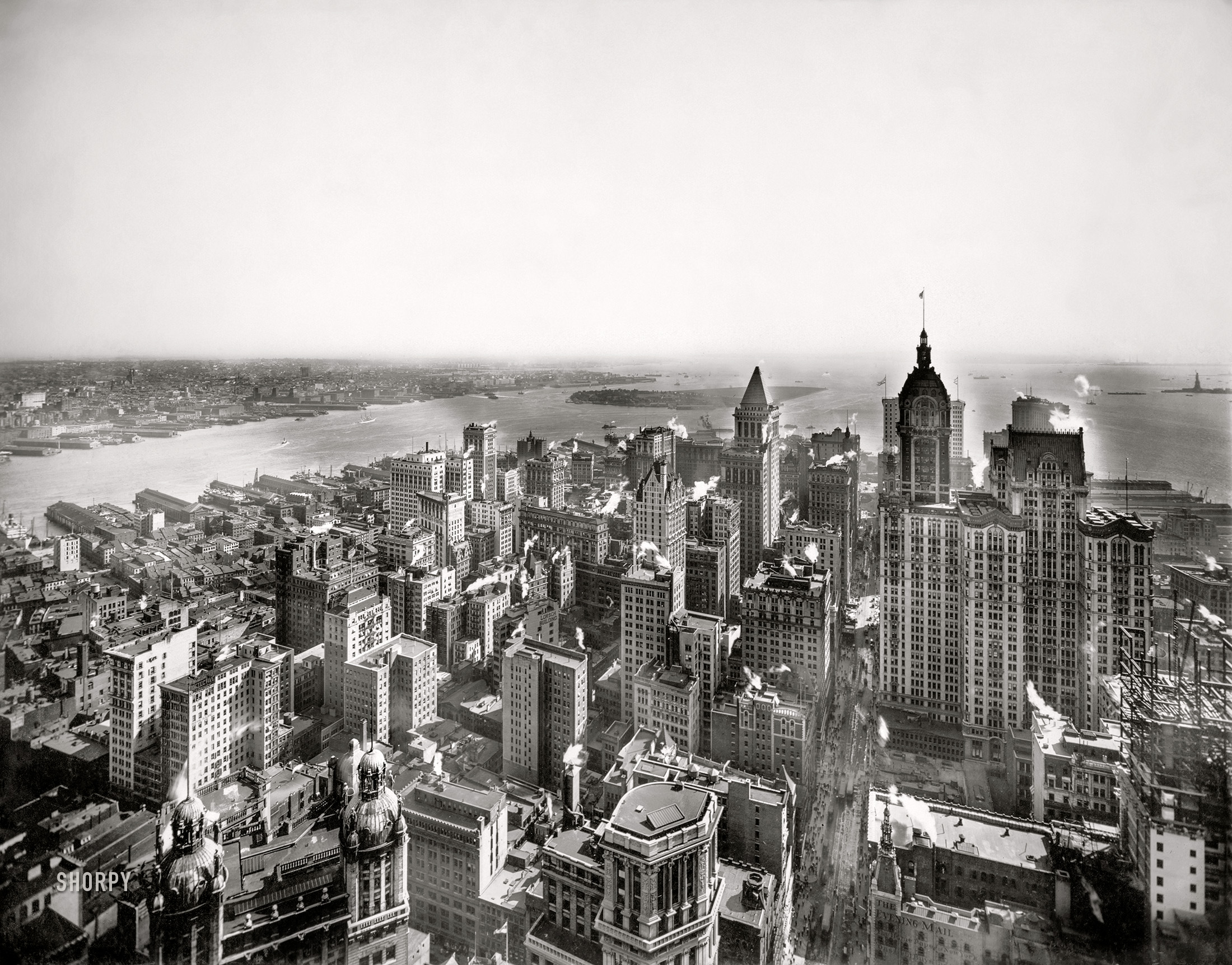 Architecture Building City Cityscape New York City USA Monochrome Shorpy Manhattan Skyscraper Old Ph 2200x1724