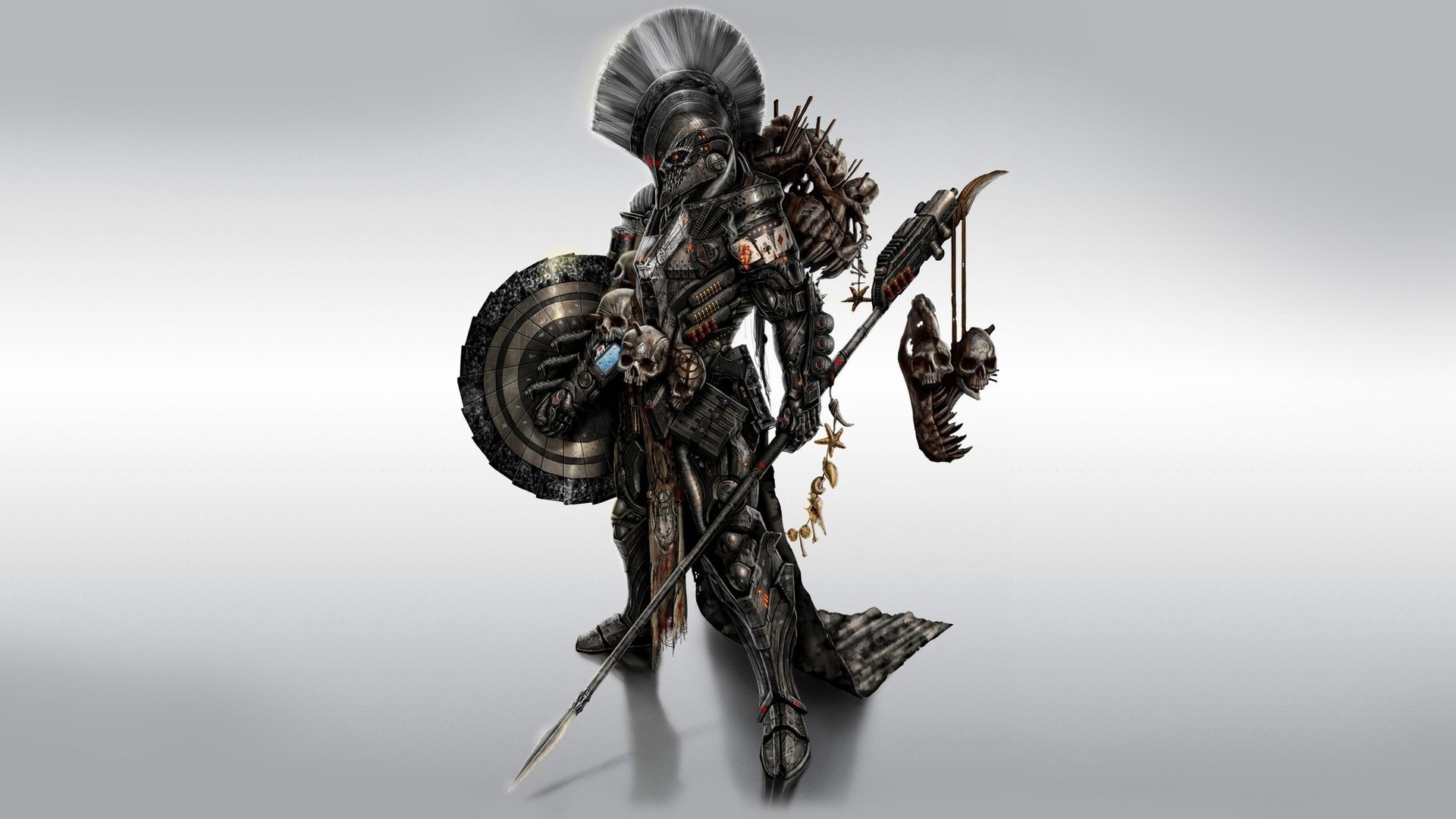 Artwork Concept Art Fantasy Art Warrior Hunter Spartans 1920x1080