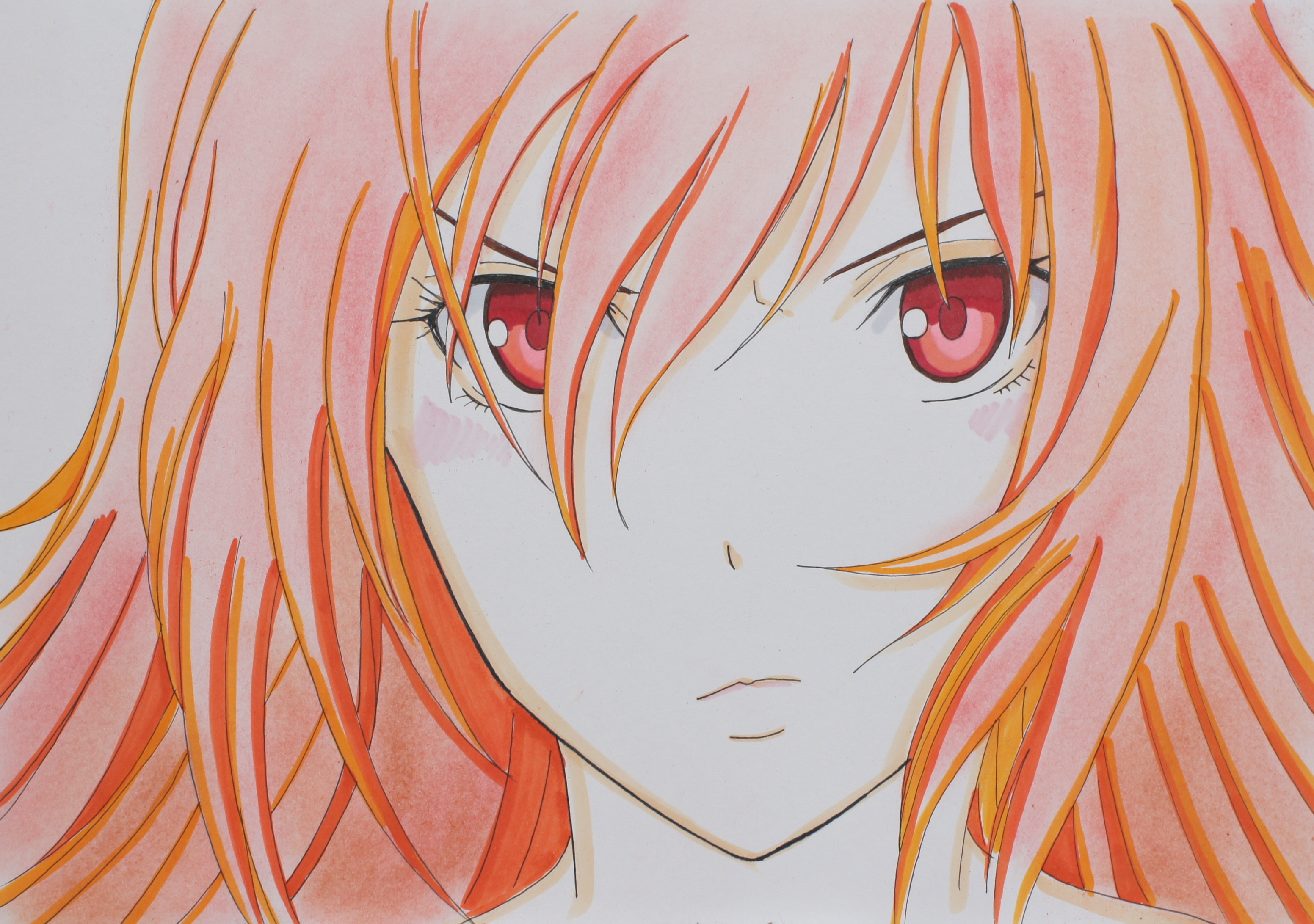 Anime Zetsuen No Tempest Red Eyes Redhead Anime Girls 3104x2183