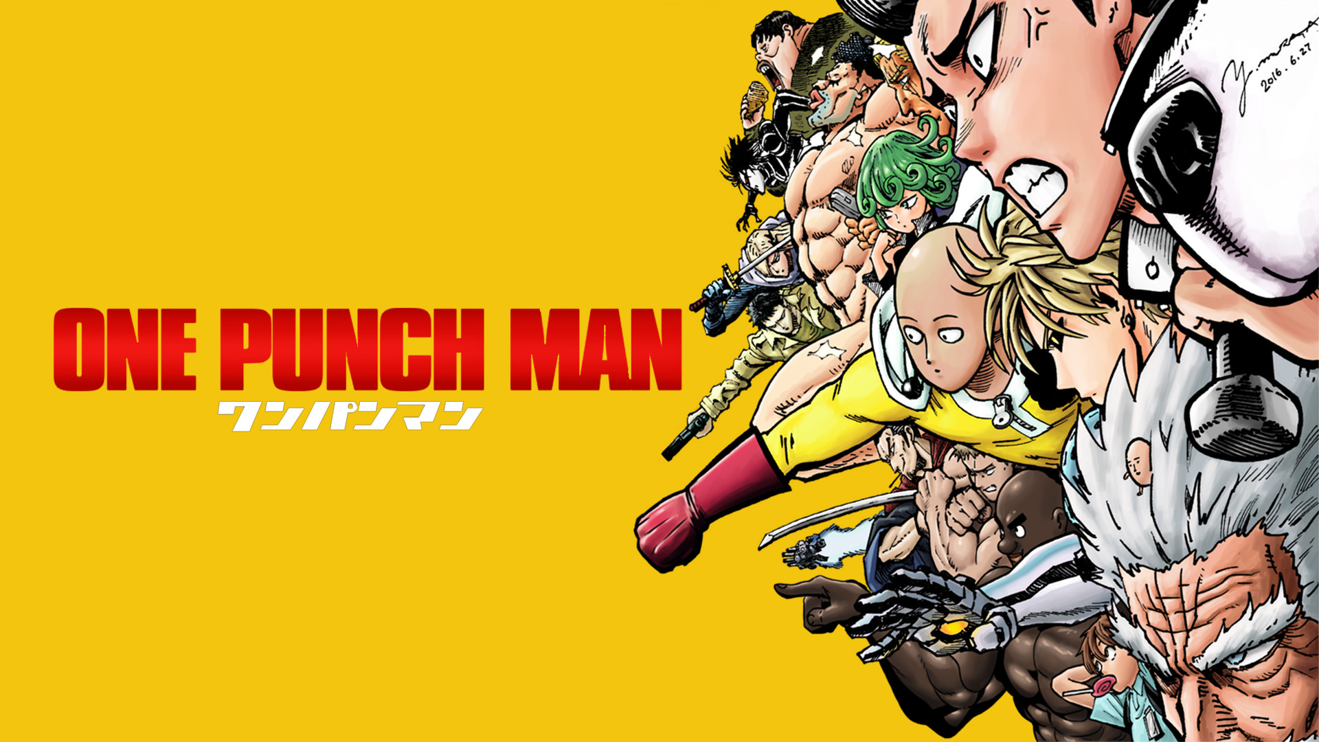 One Punch Man Saitama Genos 1920x1080