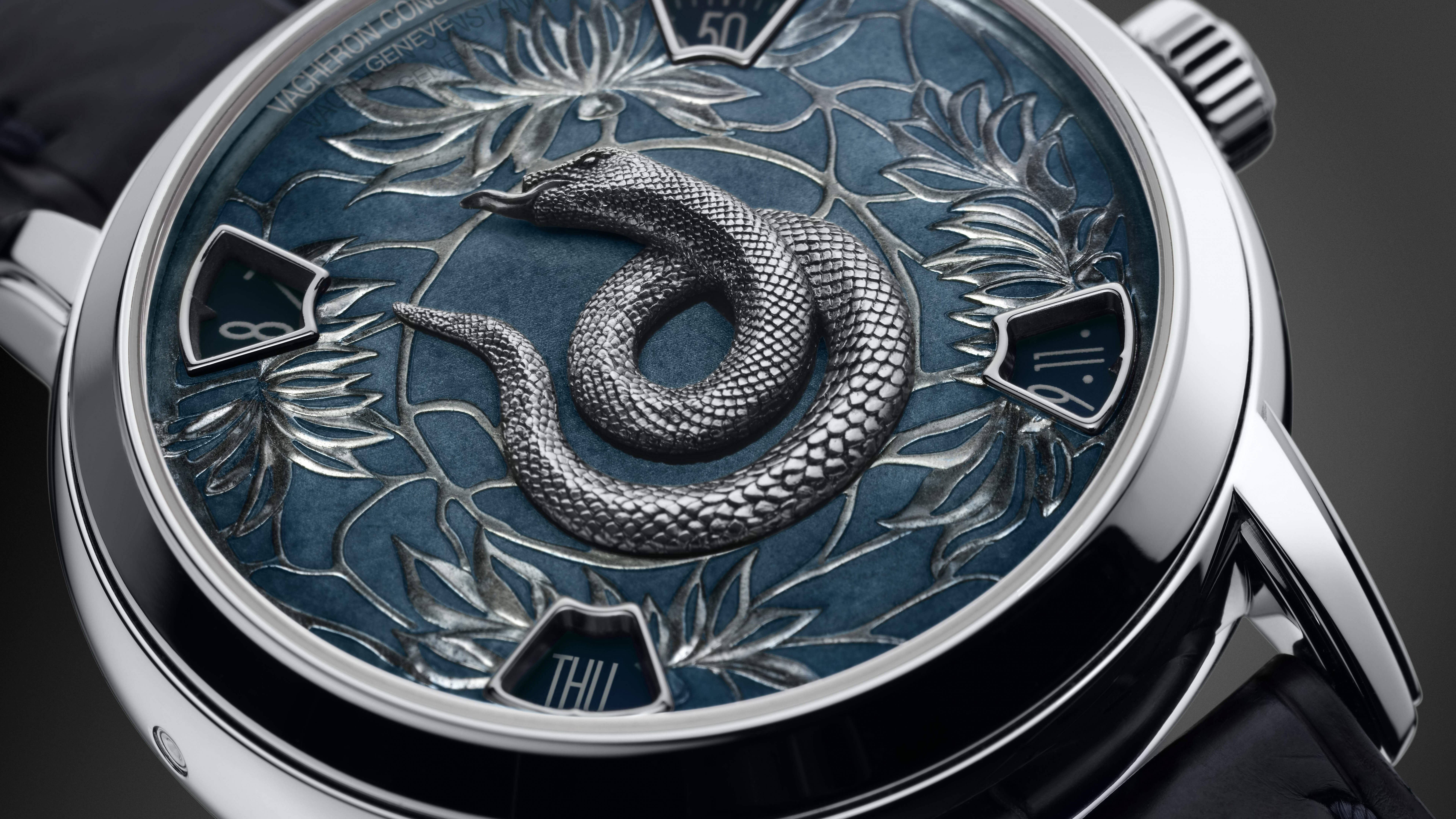 Watch Vacheron Constanin Dials Simple Background Snake Numbers Luxury Watches 7680x4320