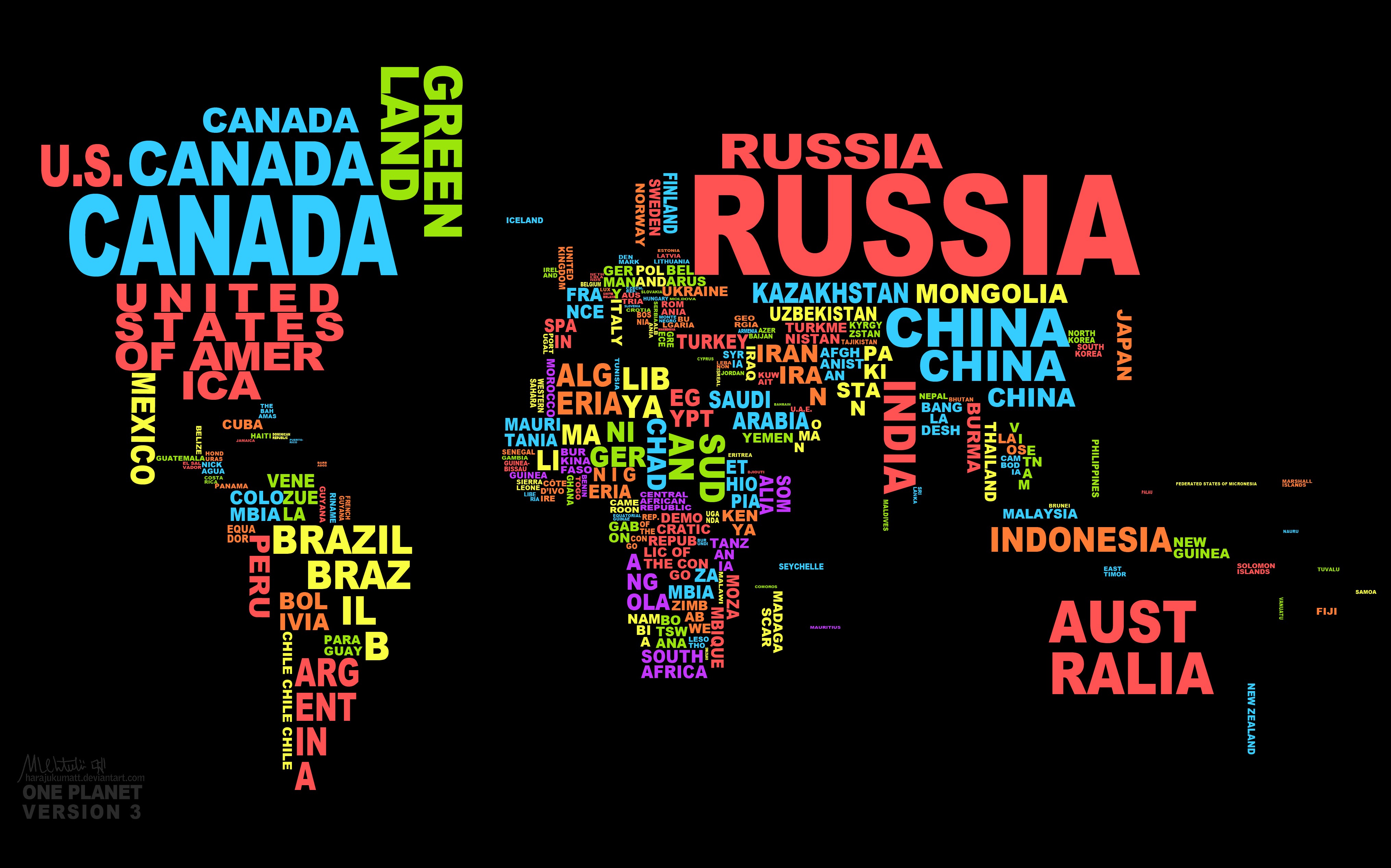 Map Countries Black World Word Clouds Typography World Map 4060x2536