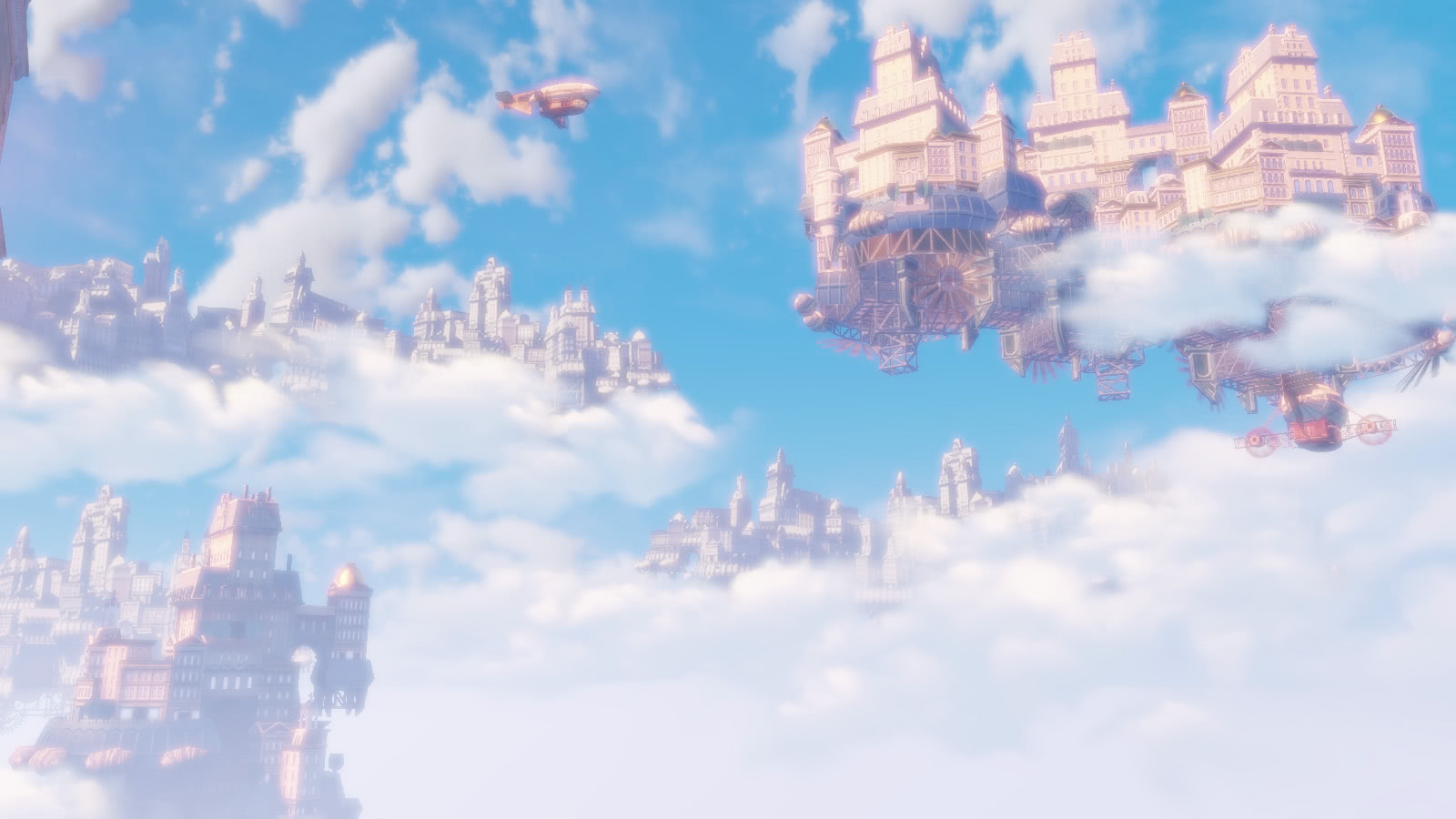 BioShock Infinite Columbia Bioshock Clouds 1600x900