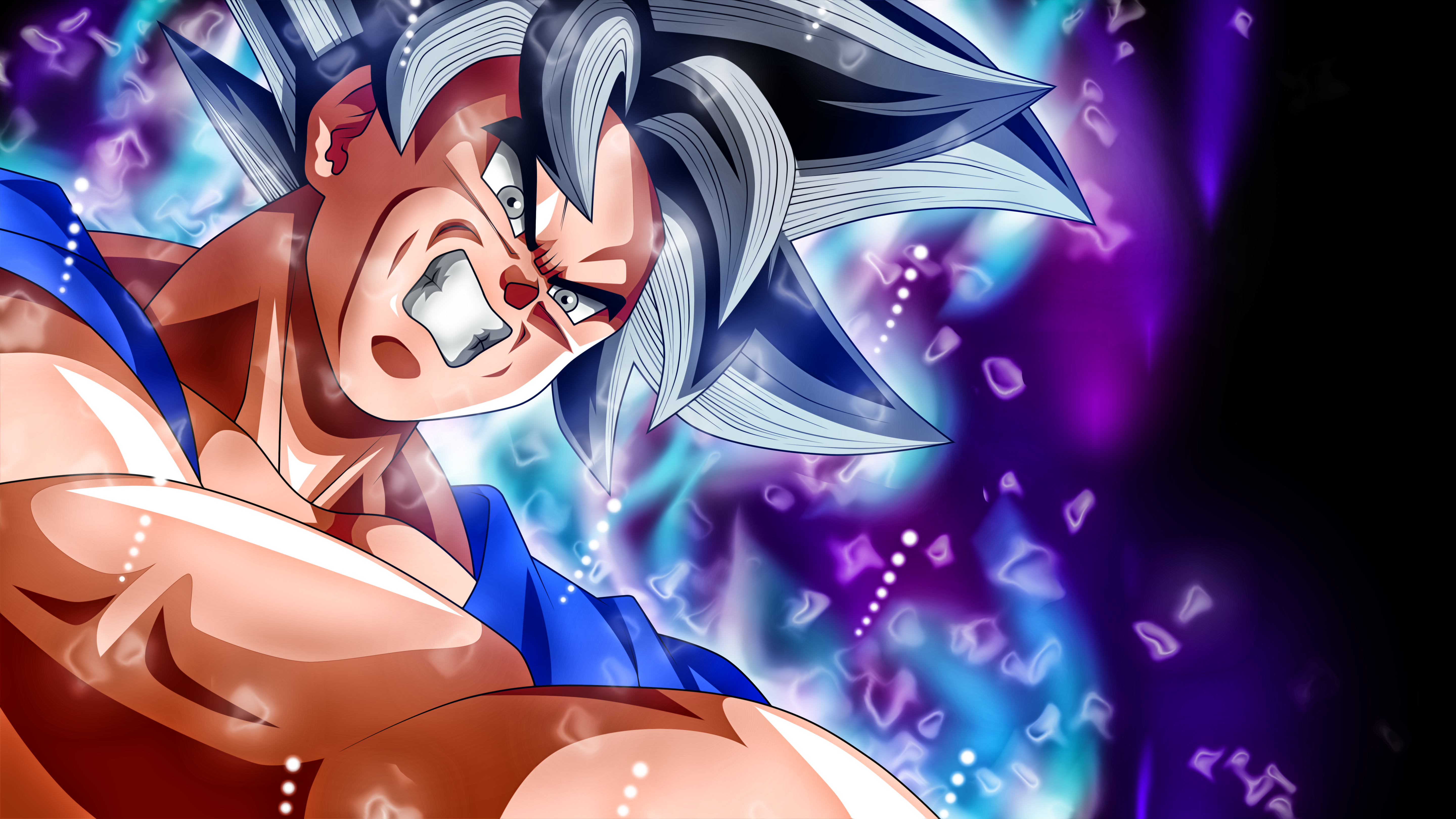 Son Goku Dragon Ball Super Ultra Instict Ultra Instinct Goku Kamehameha Dragon Ball 5760x3240