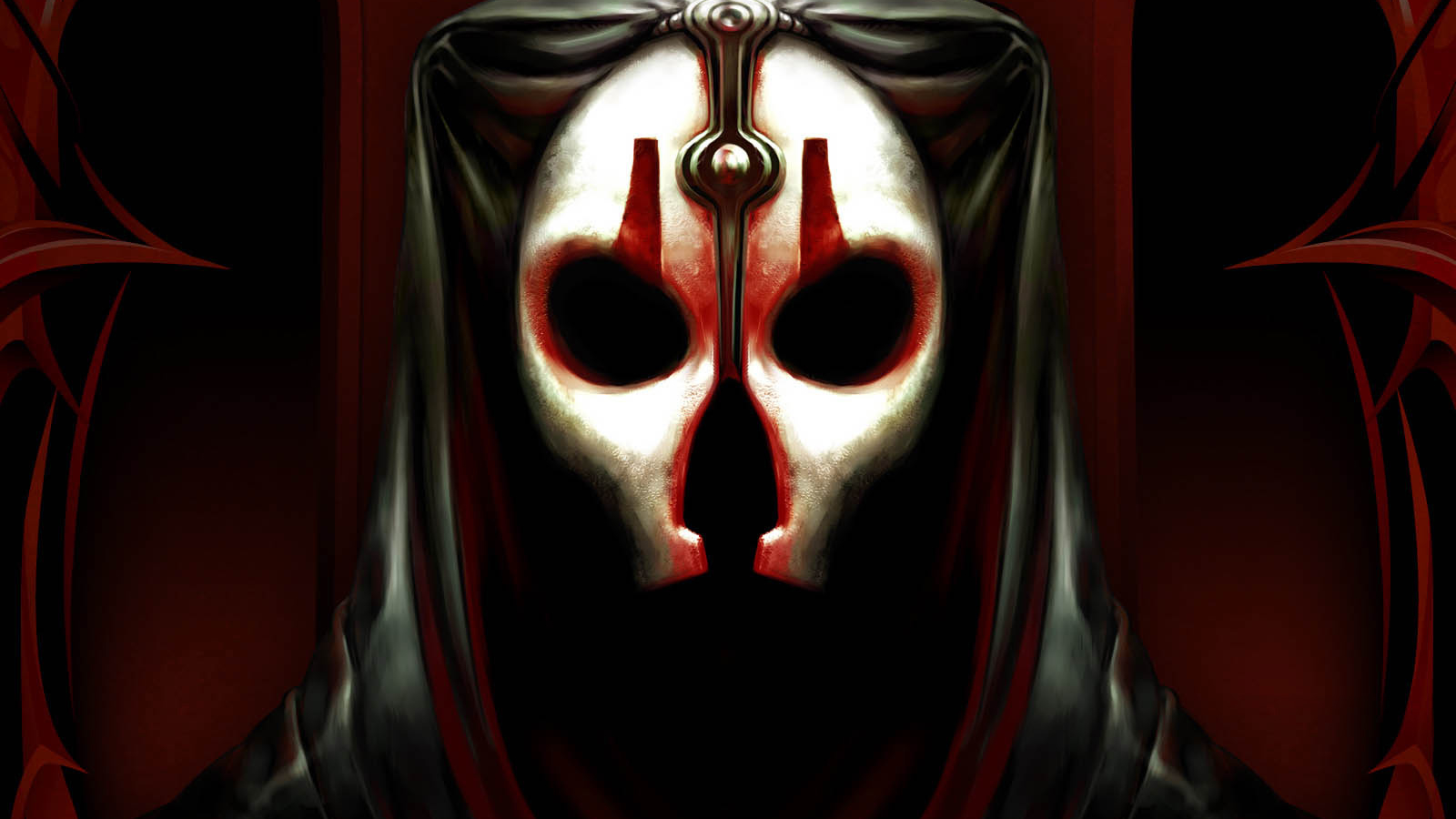 Star Wars Star Wars Knights Of The Old Republic Ii The Sith Lords Darth Nihilus Mask Sith Video Game 1600x900