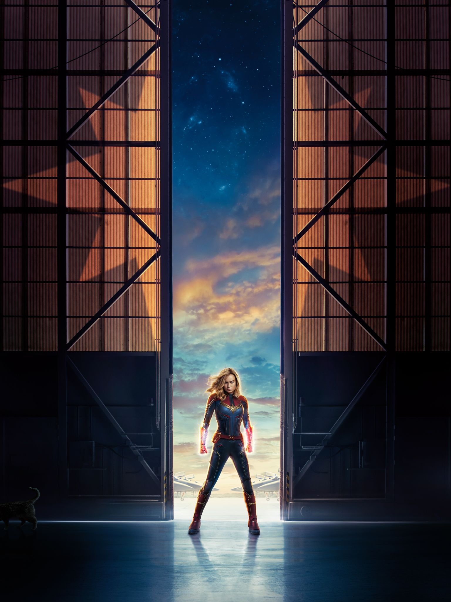 Captain Marvel Marvel Cinematic Universe Brie Larson Carol Danvers 1536x2048
