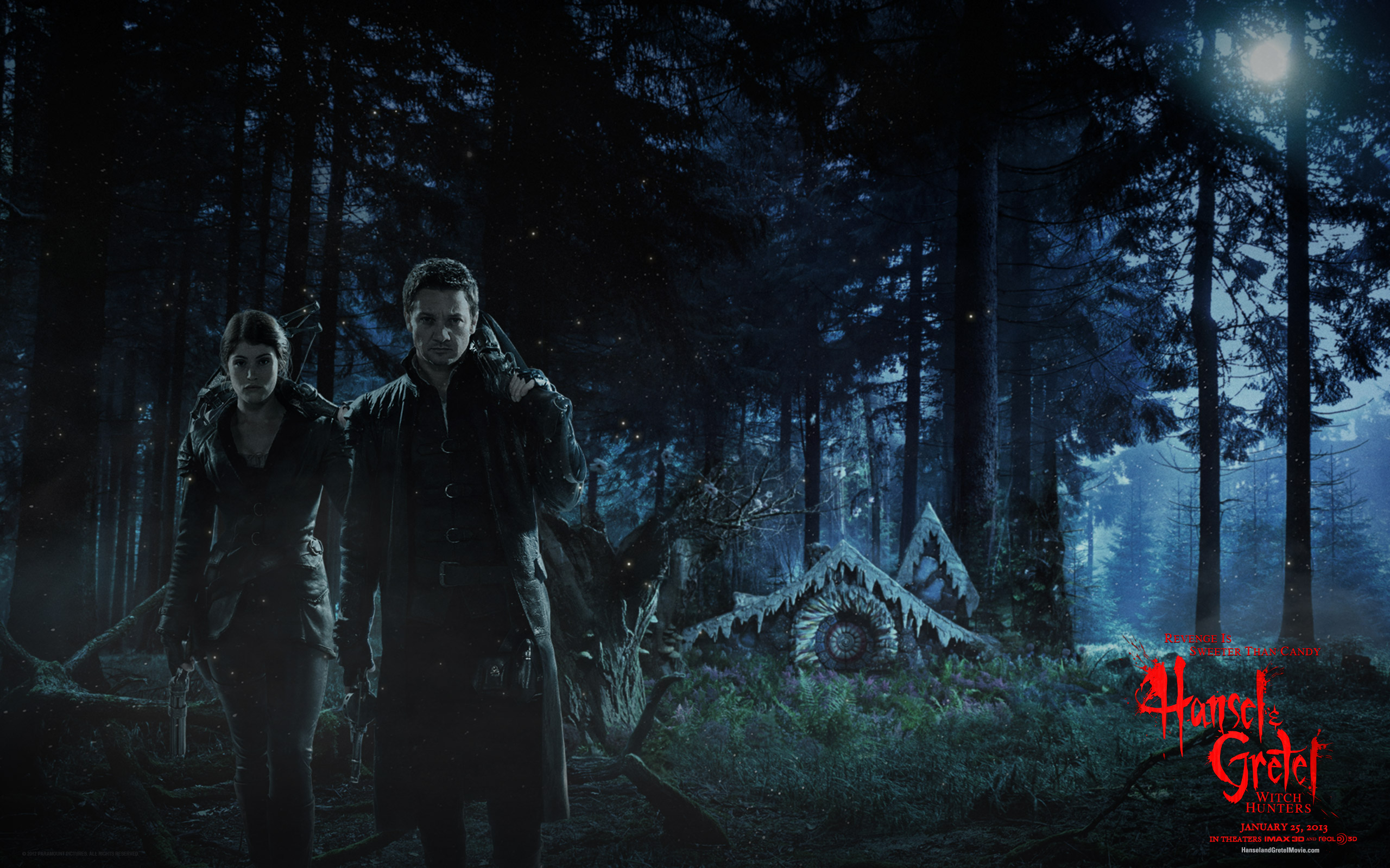 Gemma Arterton Jeremy Renner Hansel Amp Gretel Witch Hunters 2560x1600