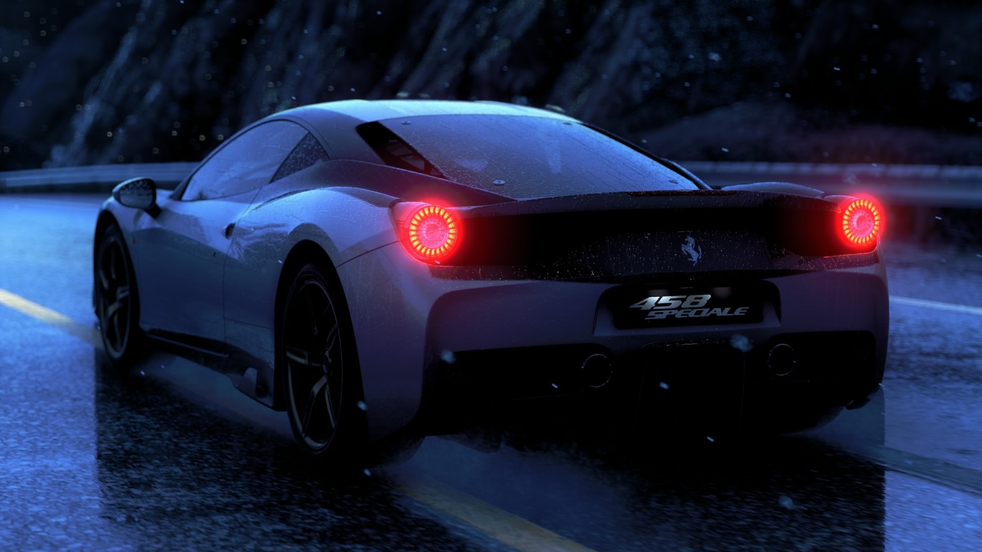 Ferrari Driveclub Racing Rain Photorealism 1920x1080